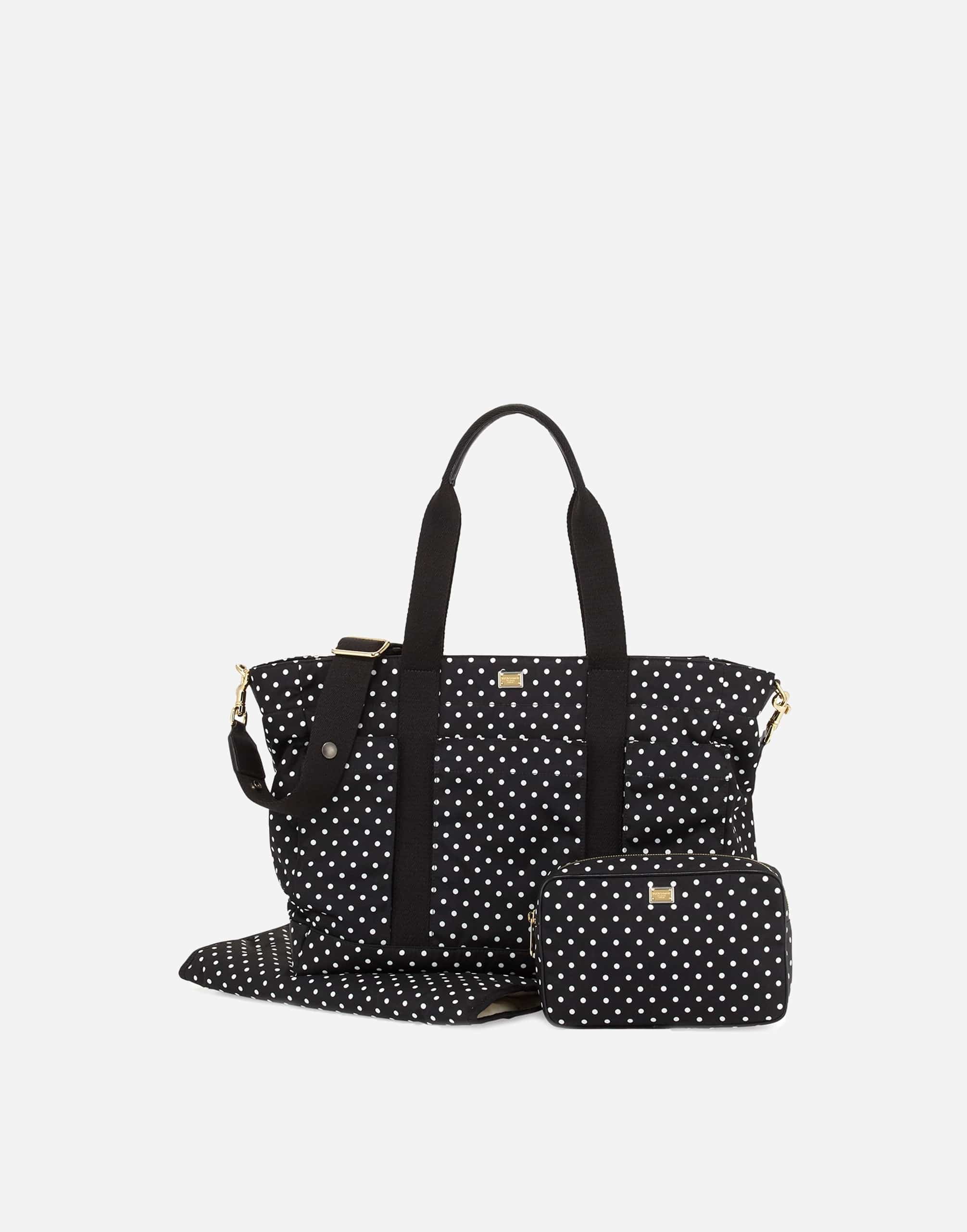 Dolce & Gabbana Polka Dot Nylon Diaper Bag