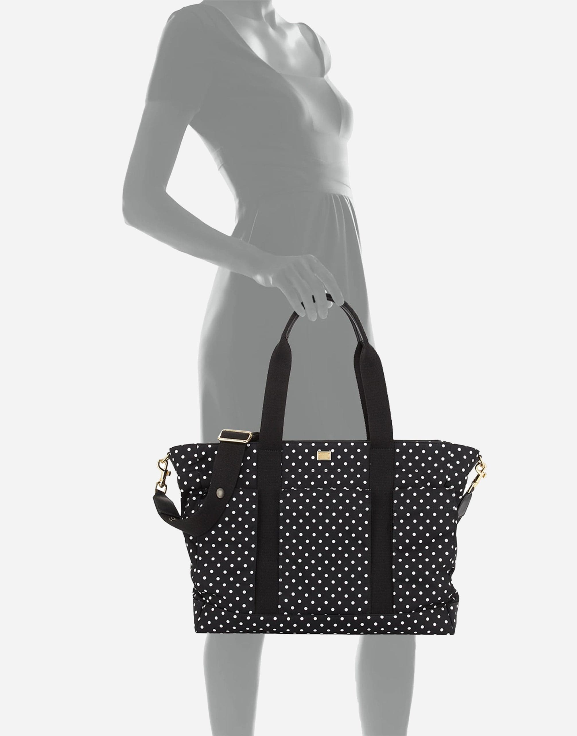 Dolce & Gabbana Polka Dot Nylon Diaper Bag