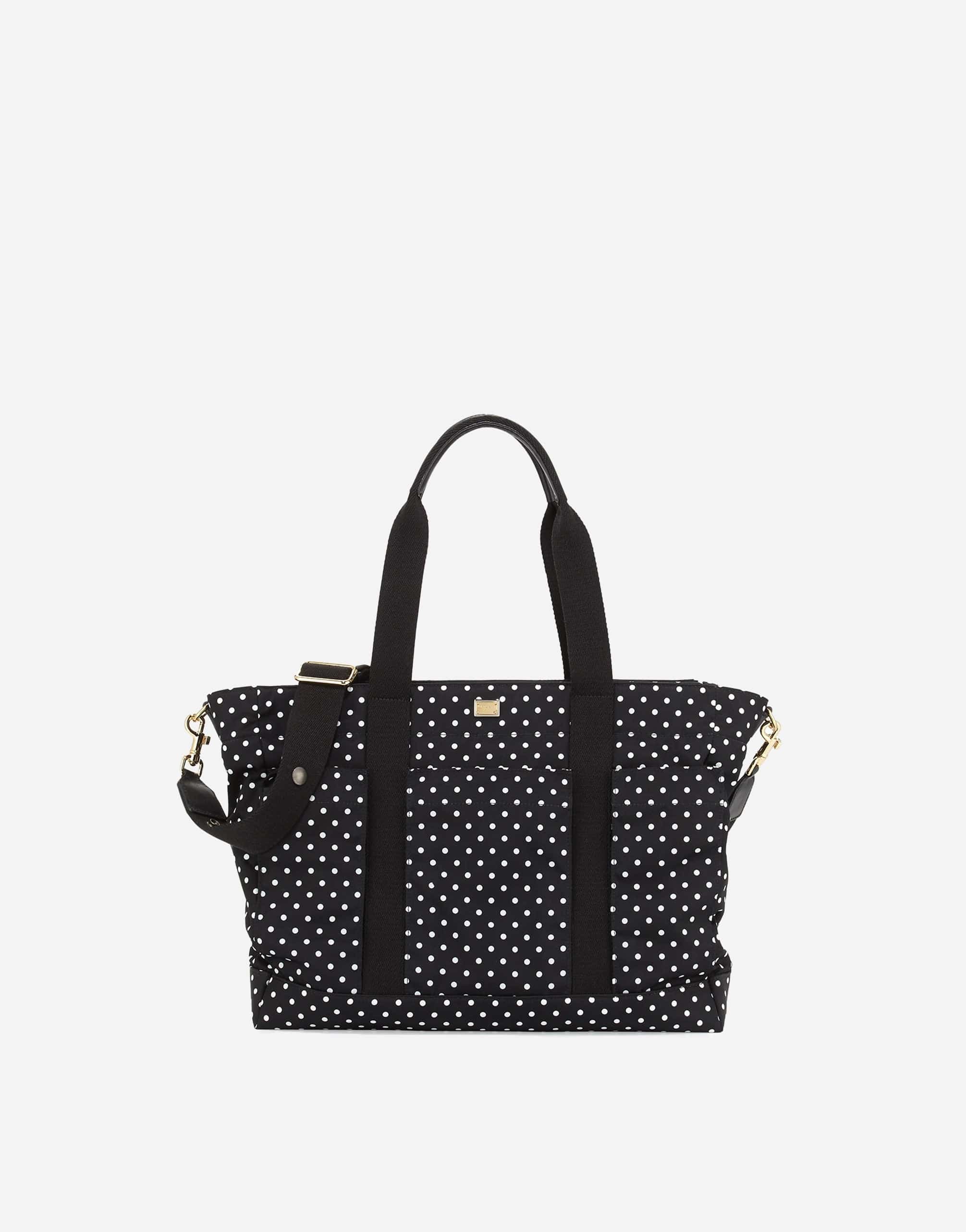 Dolce & Gabbana Polka Dot Nylon Diaper Bag