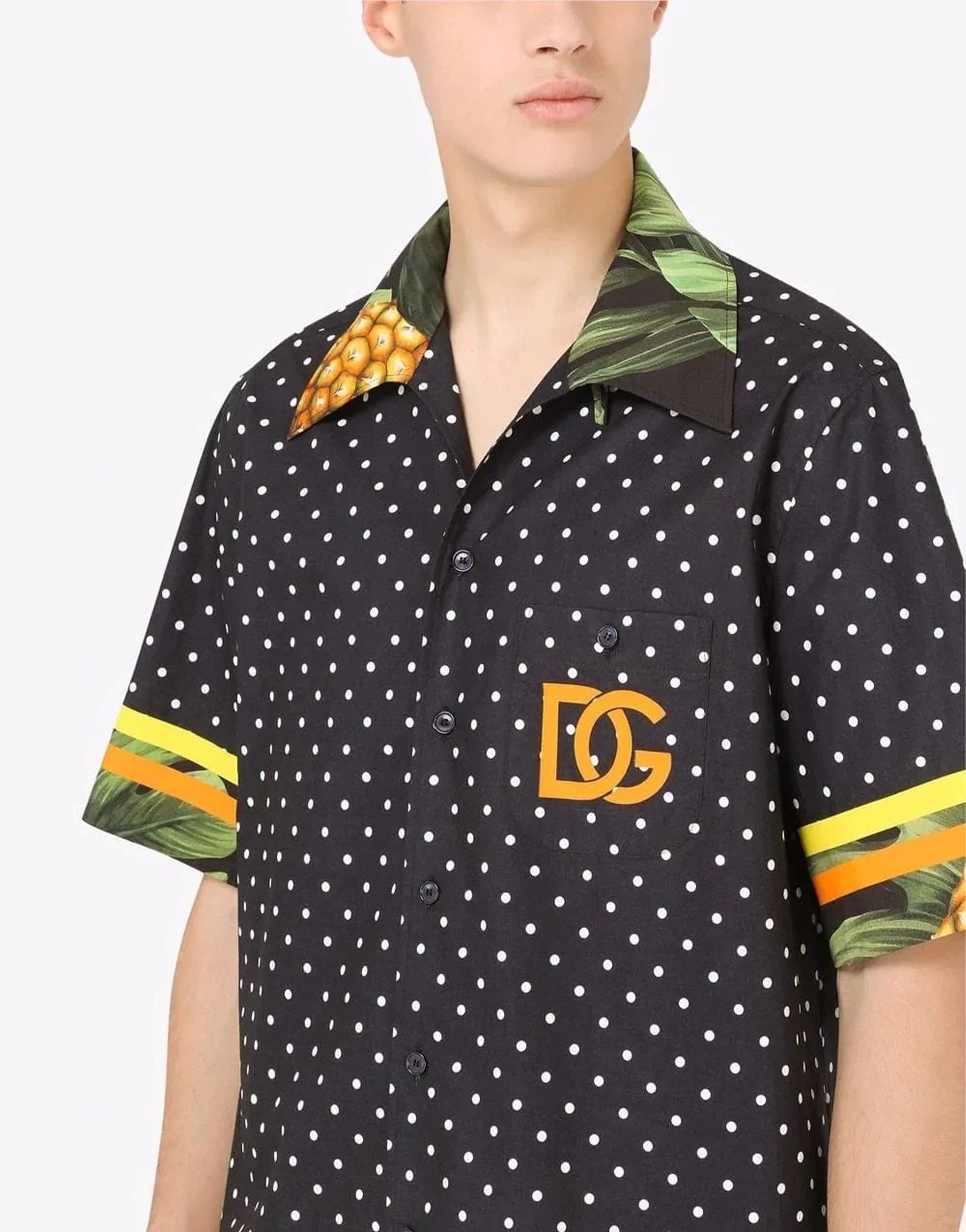Polka dot print shirt