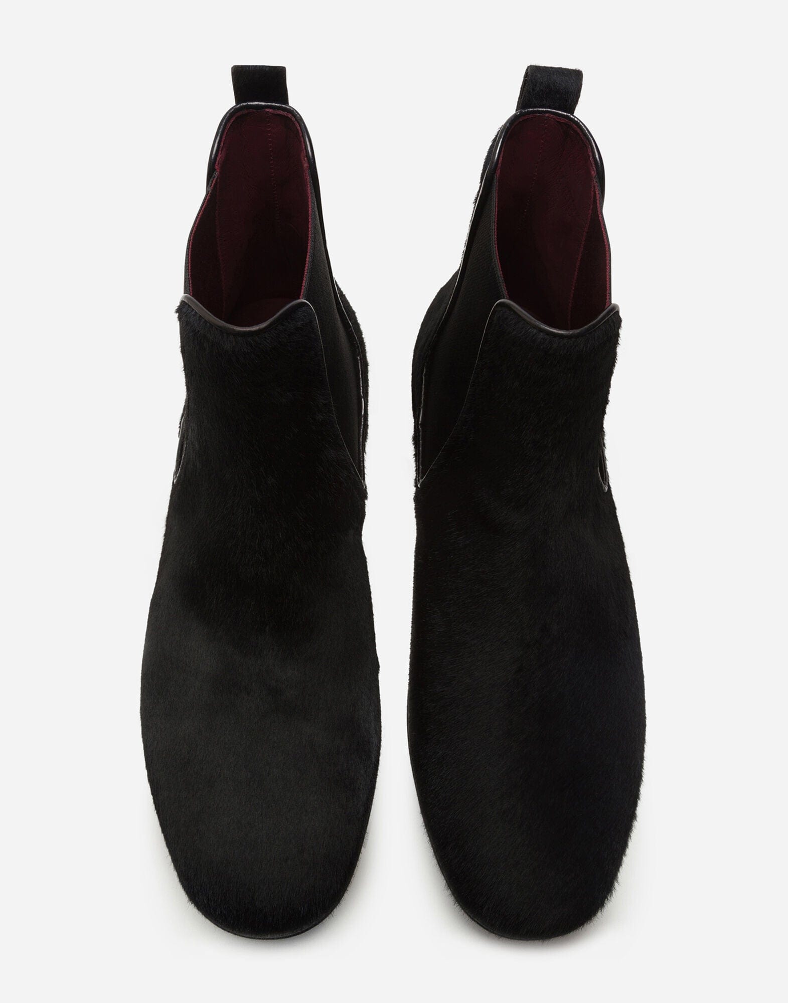 Dolce & Gabbana Pony-Style Leather Chelsea Boots