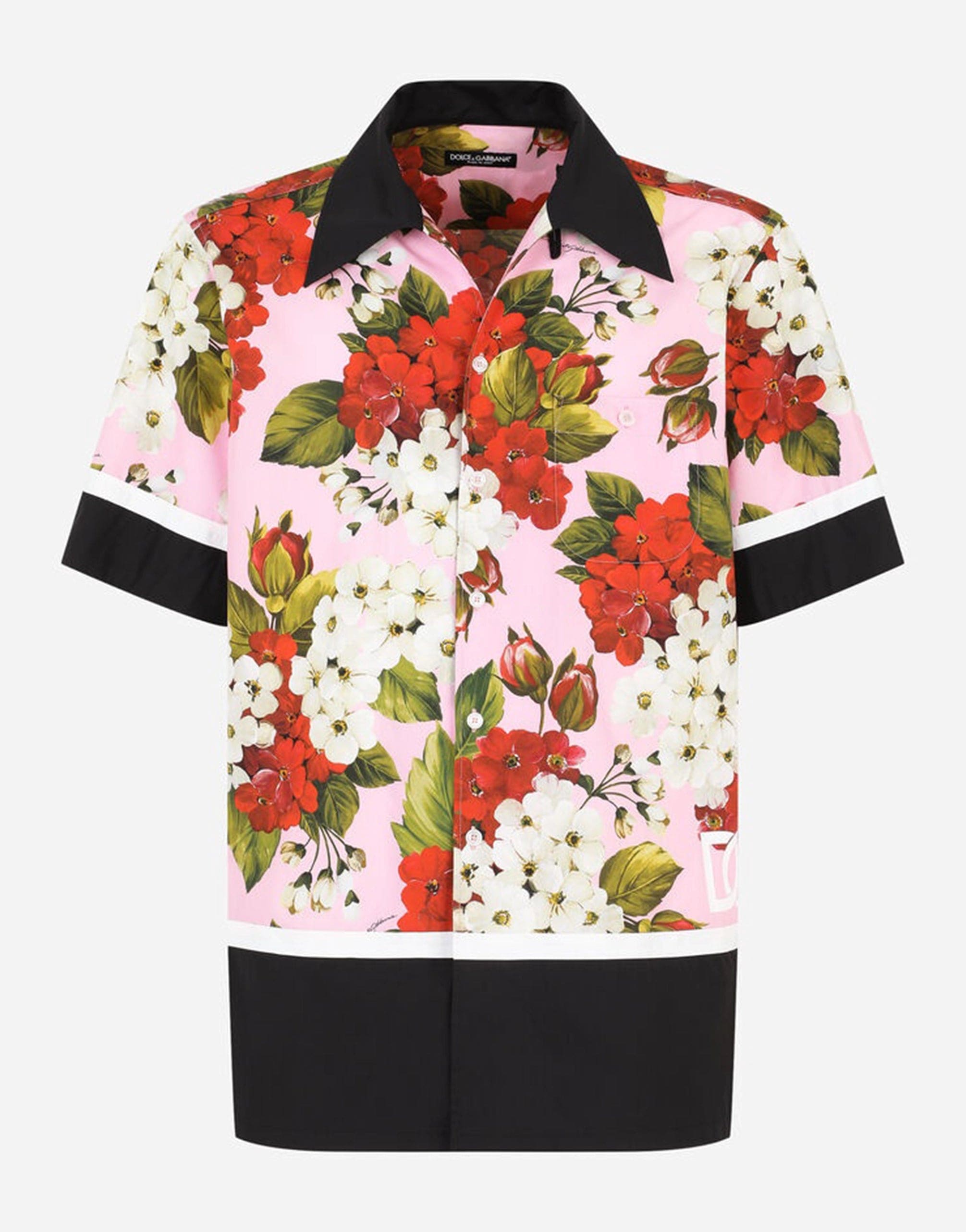 Dolce & Gabbana Poplin Hawaiian Shirt