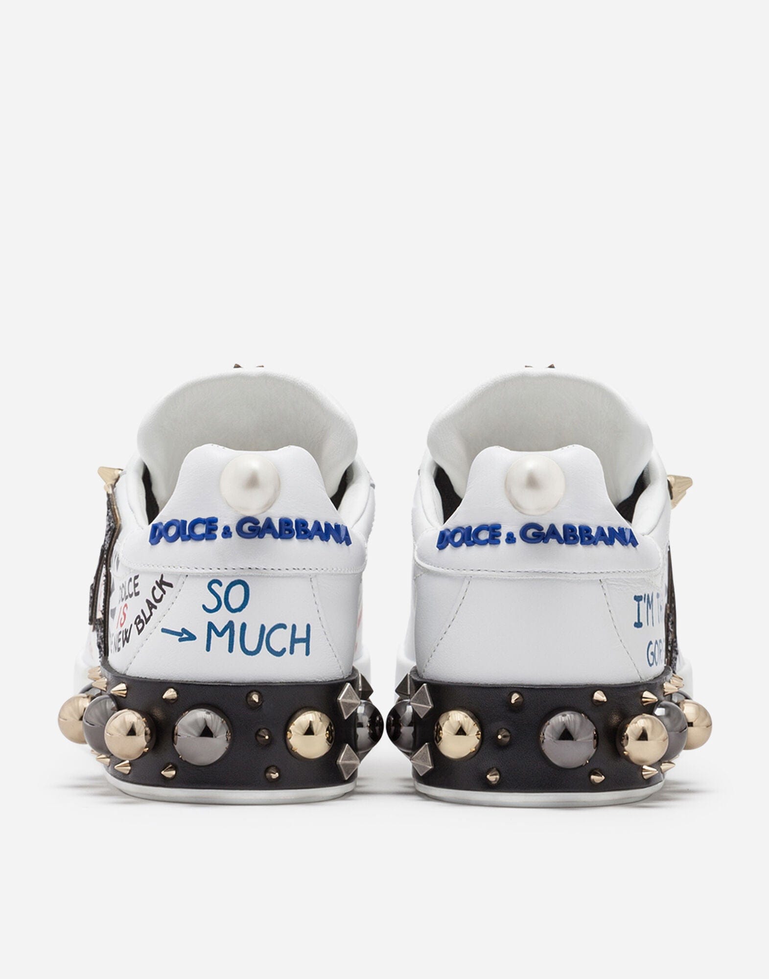 Dolce & Gabbana Portofino Appliqué Sneakers