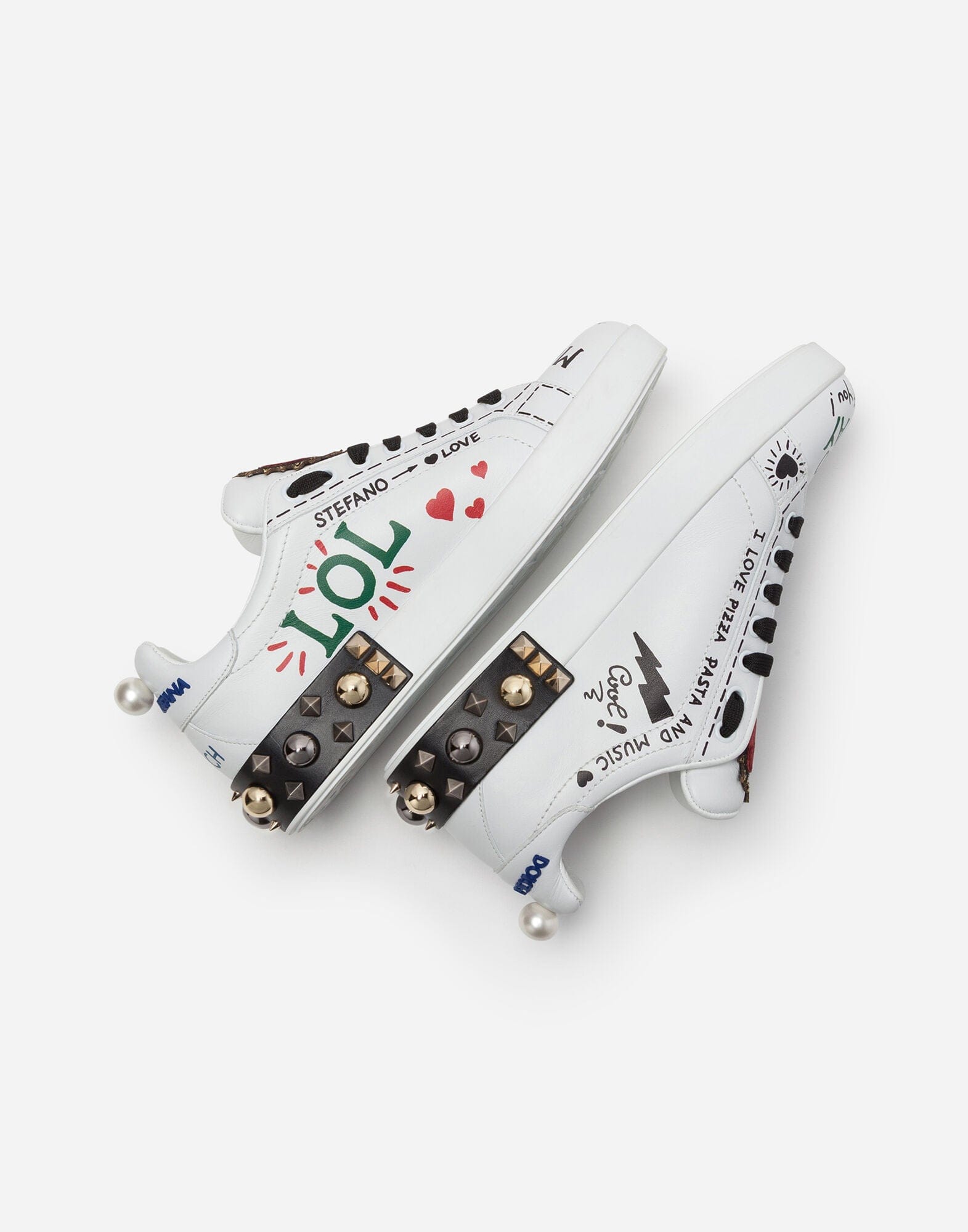 Dolce & Gabbana Portofino Appliqué Sneakers