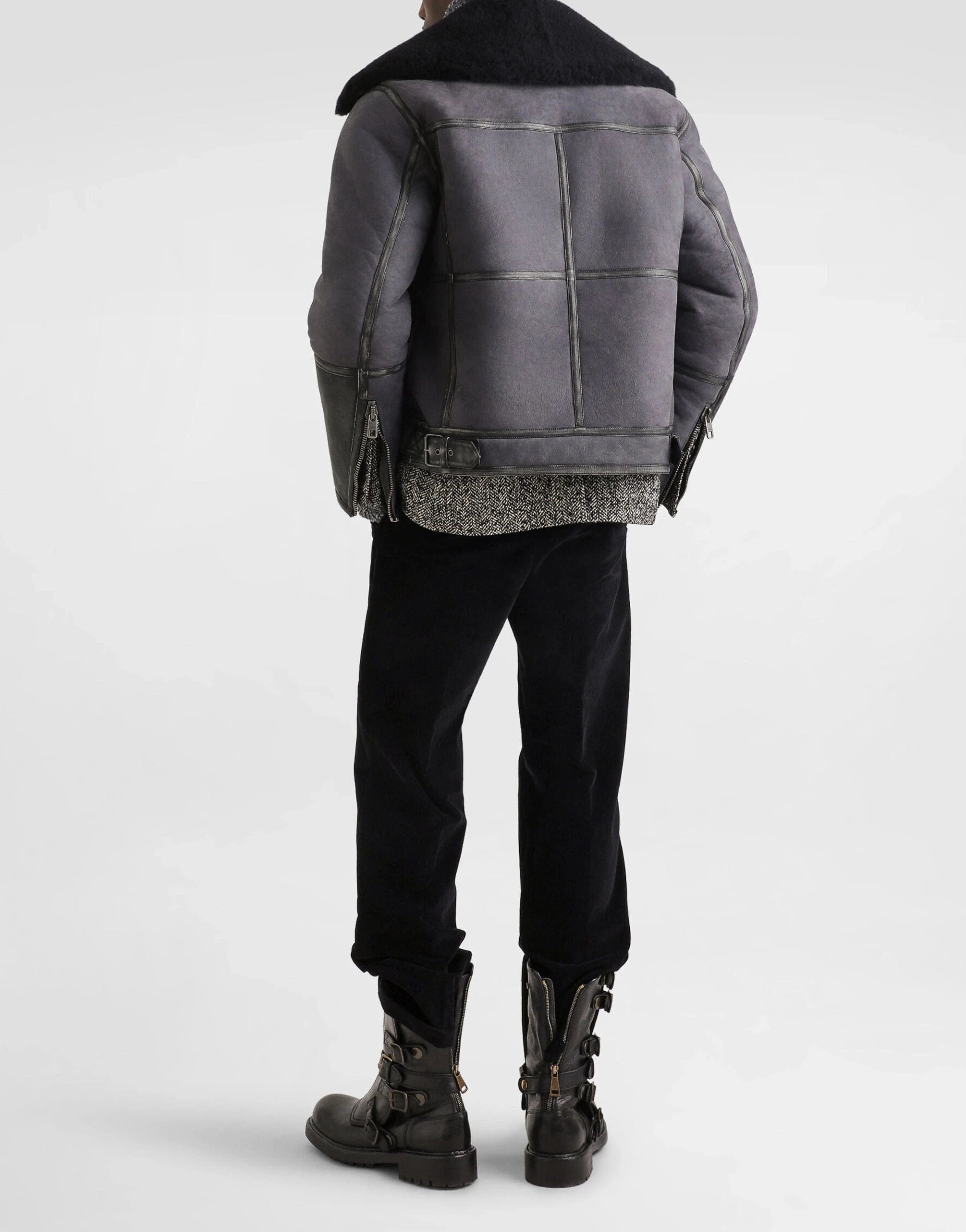 Dolce & Gabbana Portofino Chevron Double-Breasted Jacket