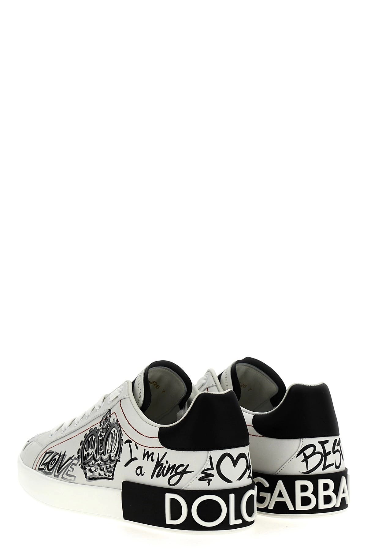 Dolce & Gabbana Dolce & Gabbana Portofino Leather Sneakers