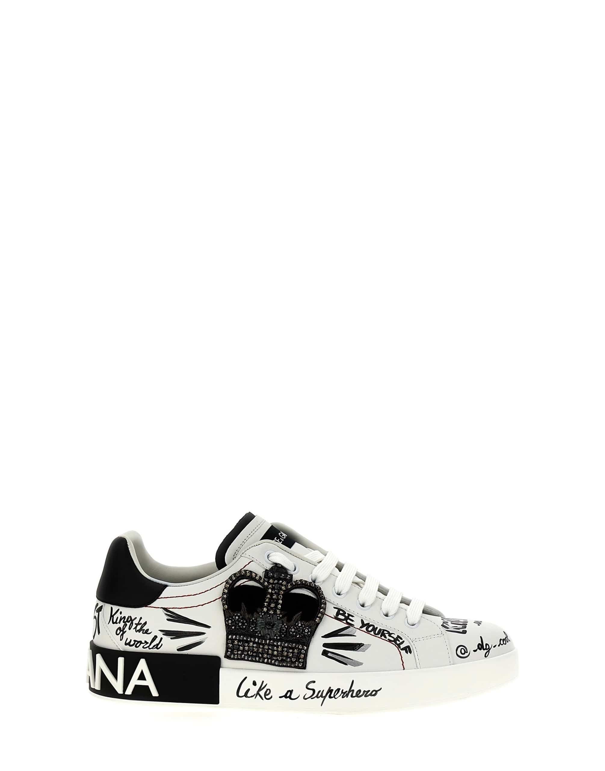 Dolce & Gabbana Dolce & Gabbana Portofino Leather Sneakers