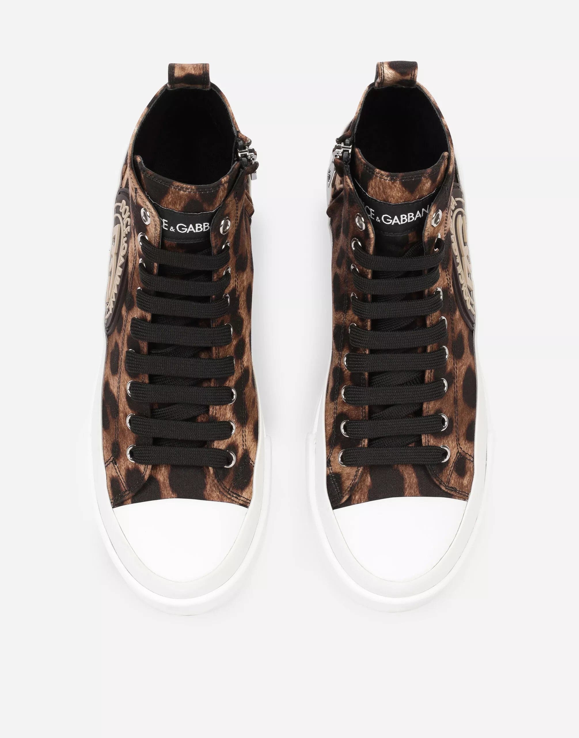 Zapatillas de zapatillas con estampado de leopardo Portofino