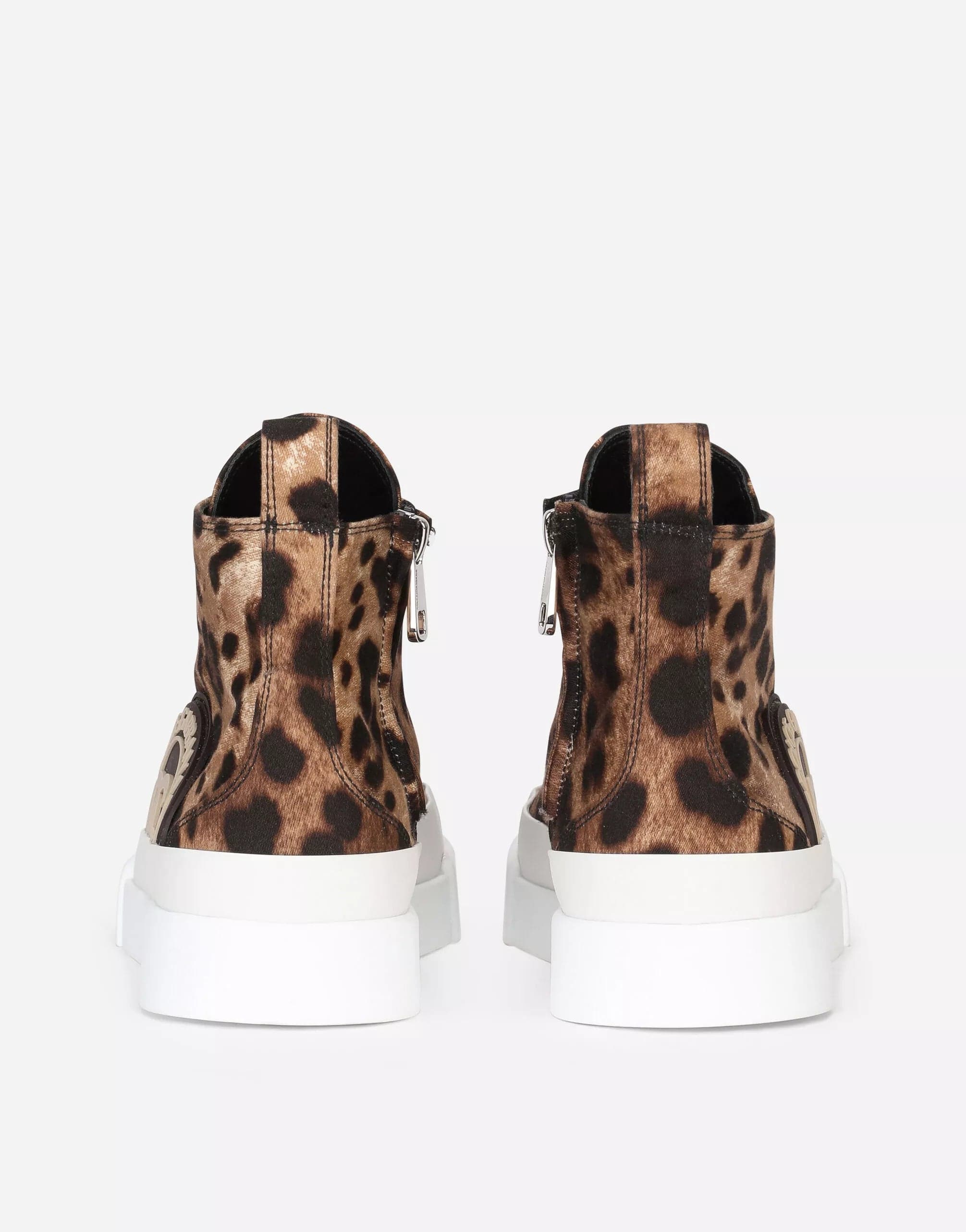 Zapatillas de zapatillas con estampado de leopardo Portofino