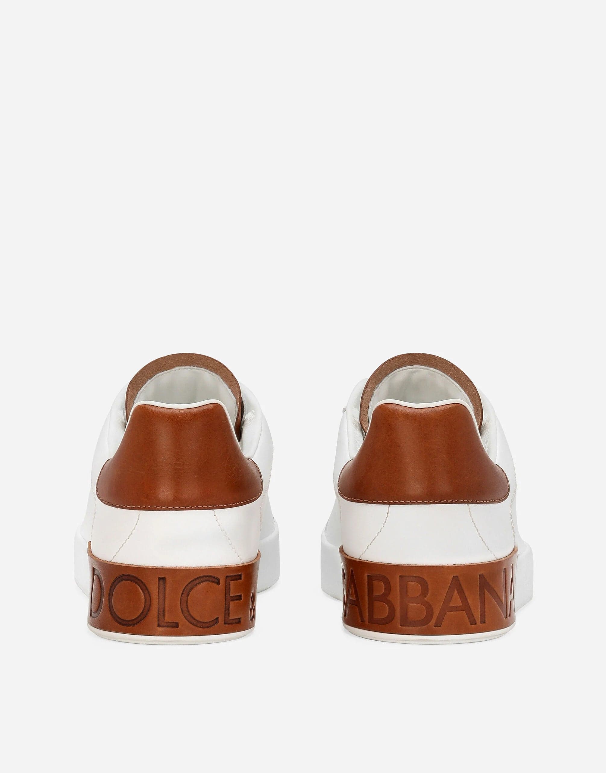 Dolce & Gabbana Portofino Logo Debossed Sneakers