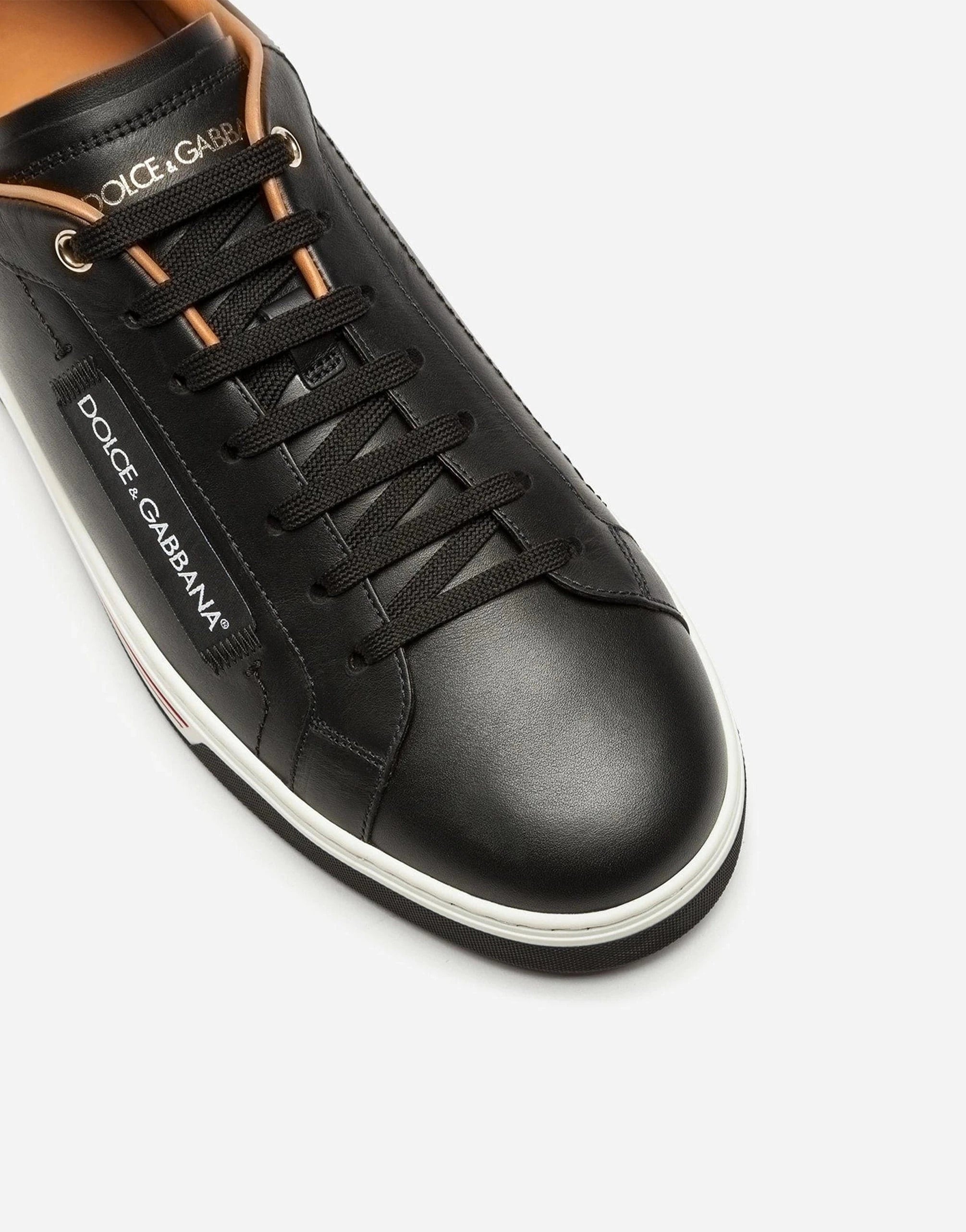 Dolce Gabbana Portofino Low-Top Leather Sneakers Sendegaro CZ