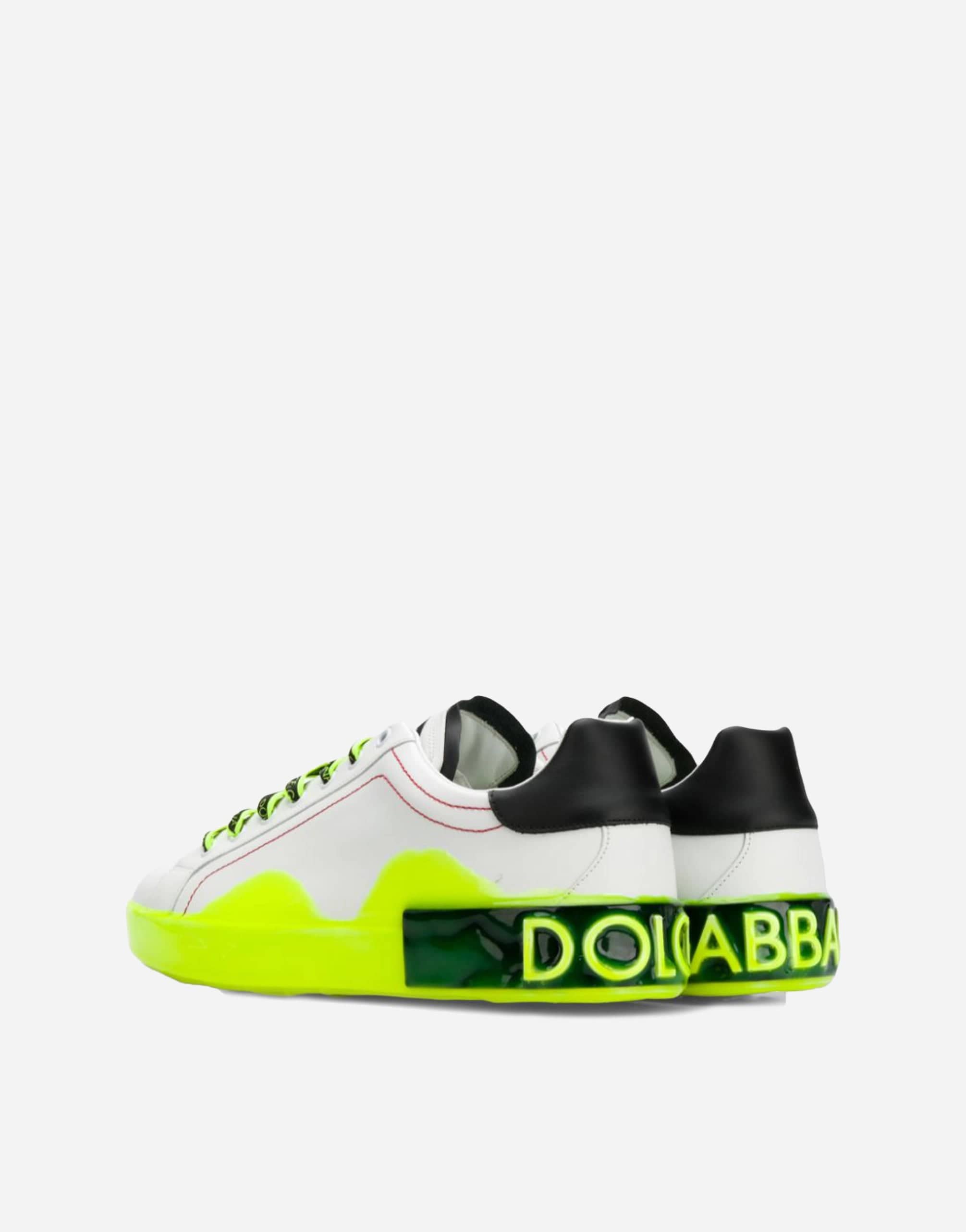 Dolce & Gabbana Portofino Melt Sneakers In Nappa Calfskin