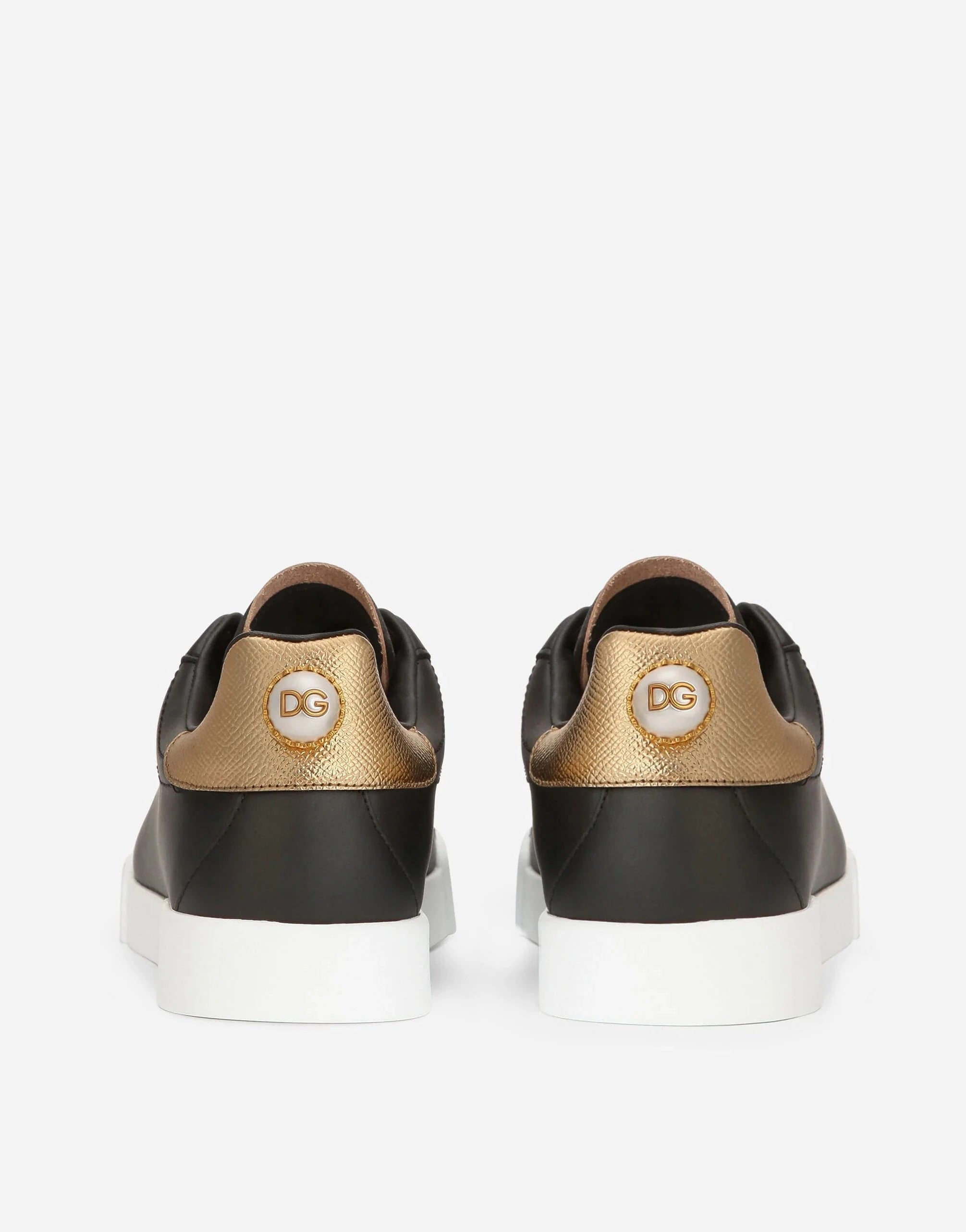 Dolce & Gabbana Portofino Pearl-Embellished Sneakers