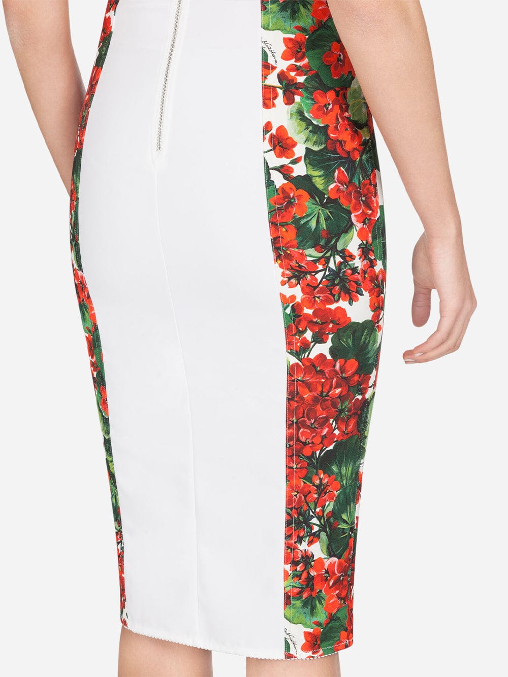 Dolce & Gabbana Portofino Print Cady Bustier Dress
