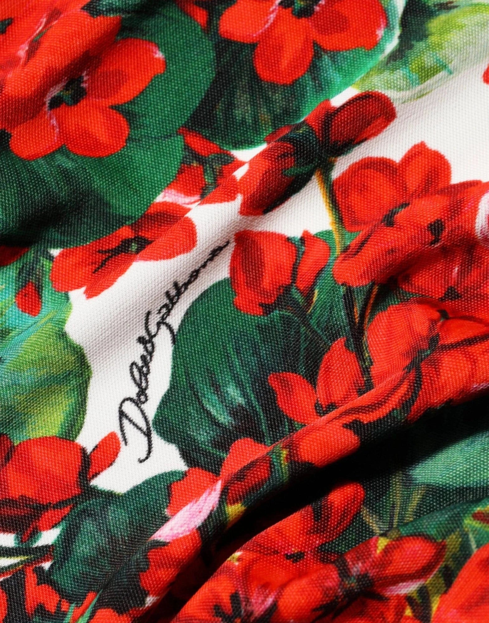 Dolce & Gabbana Portofino-Print Long-Sleeve Midi Dress