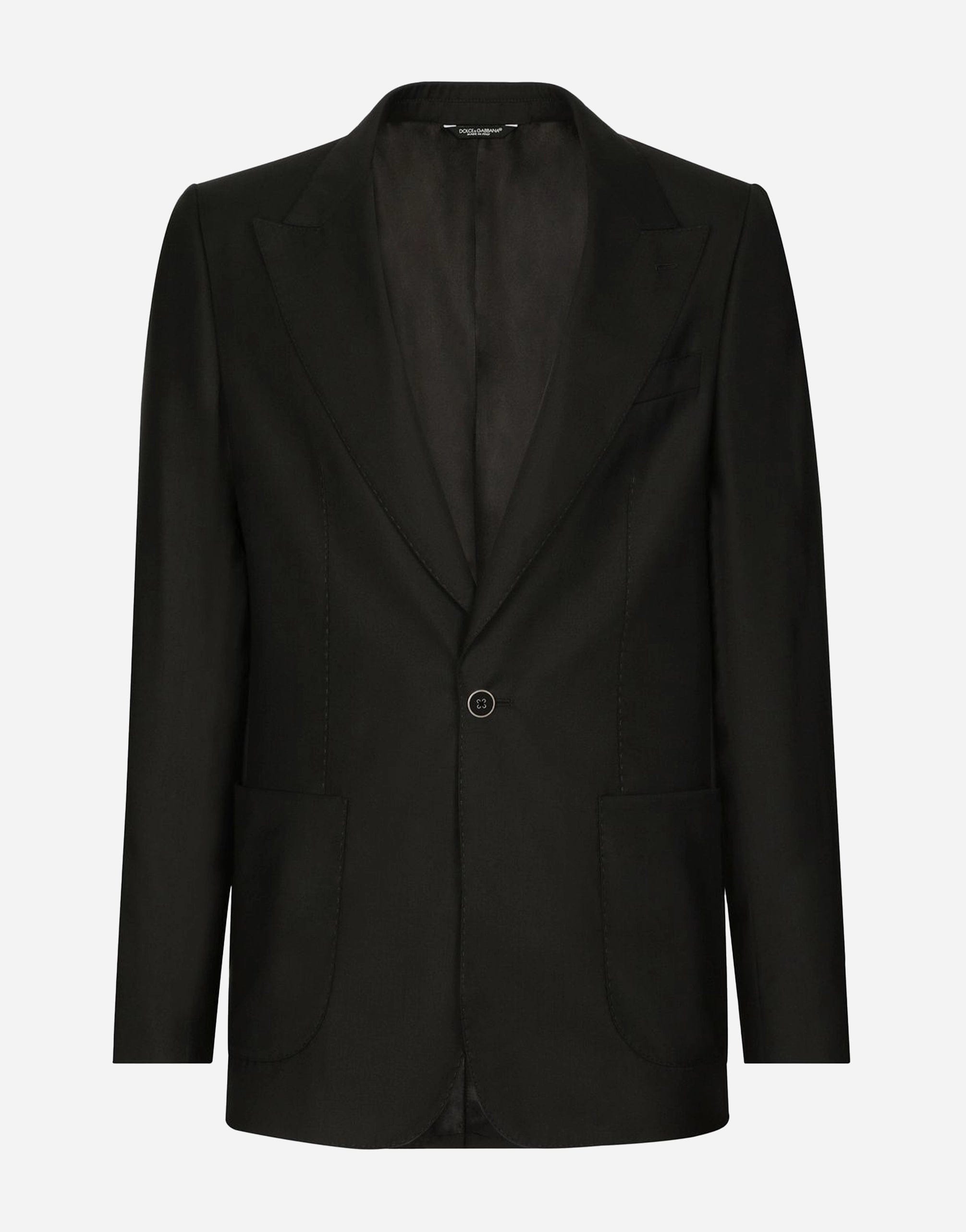 Dolce & Gabbana Portofino Single-Breasted Wool-Silk blazer