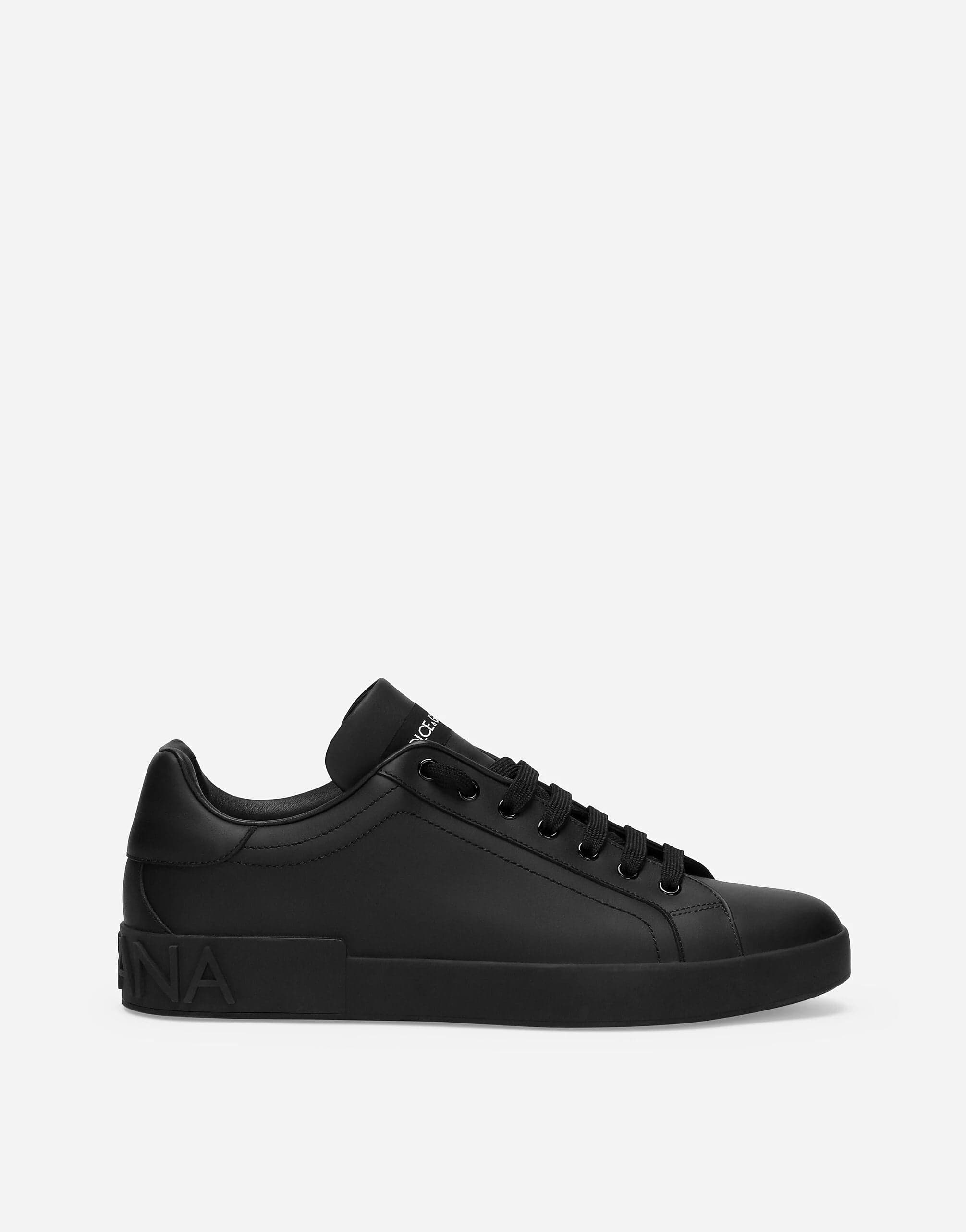 Dolce & Gabbana Portofino Sneakers In Black