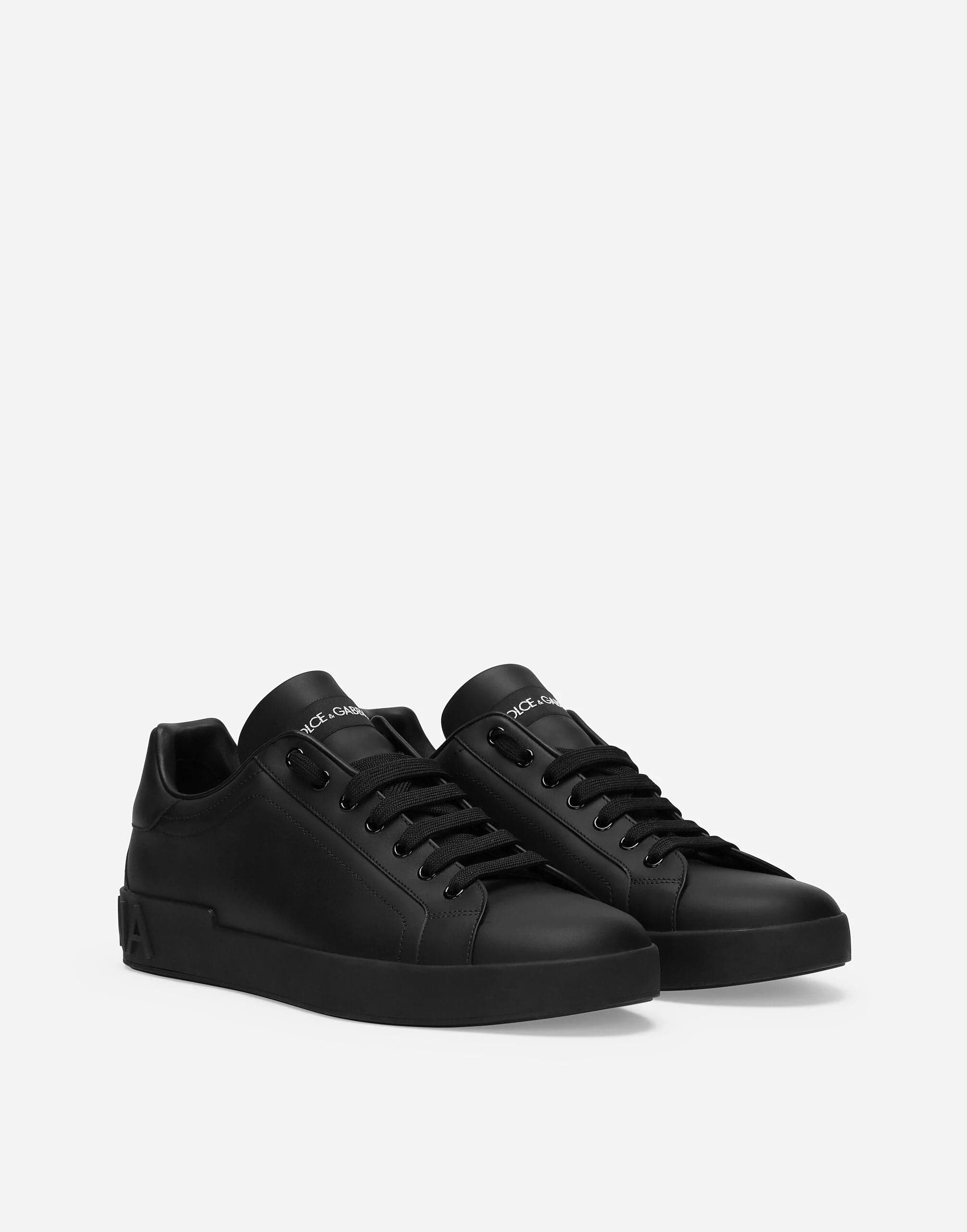 Dolce & Gabbana Portofino Sneakers In Black