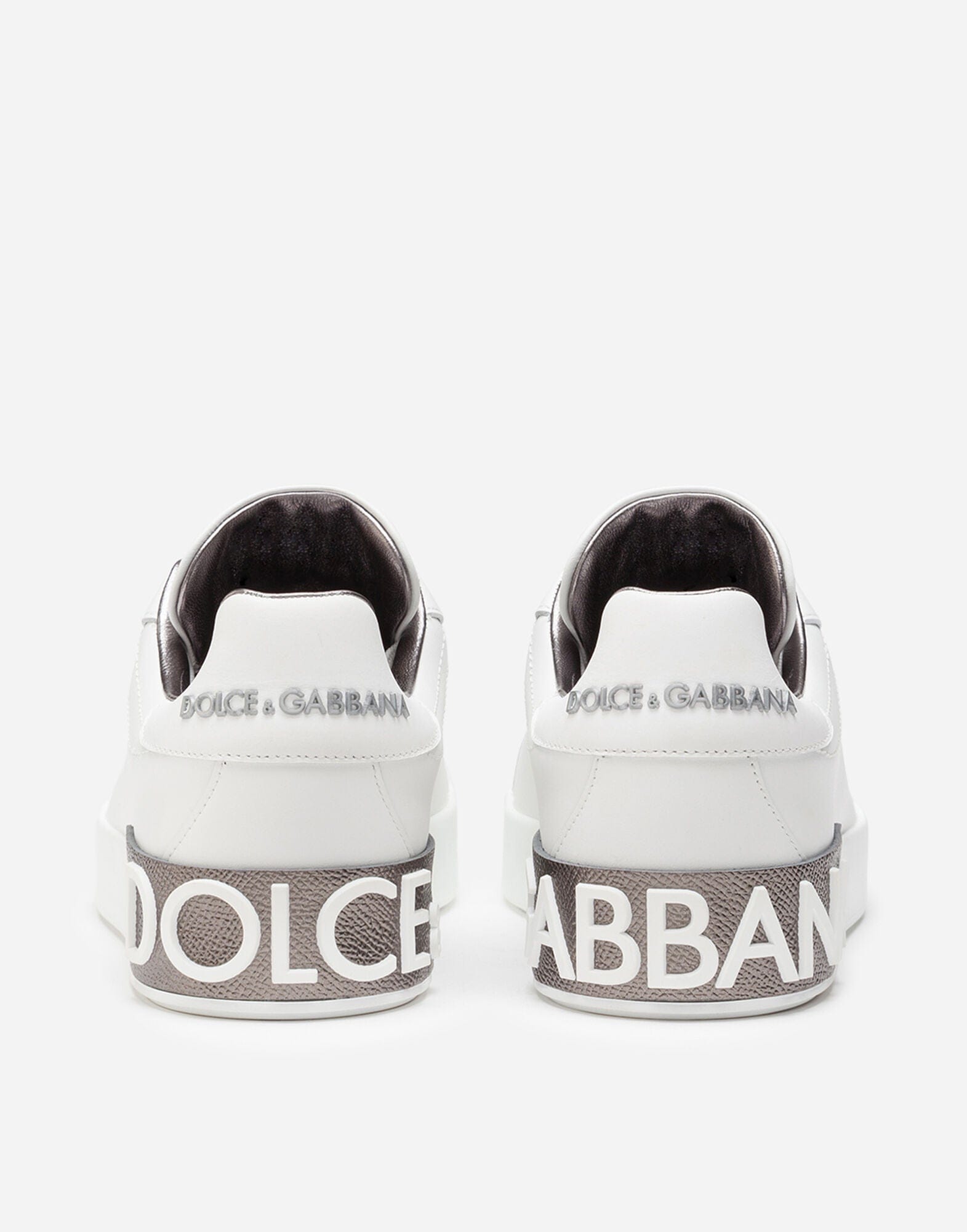 Dolce & Gabbana Portofino Sneakers With Lamé Details