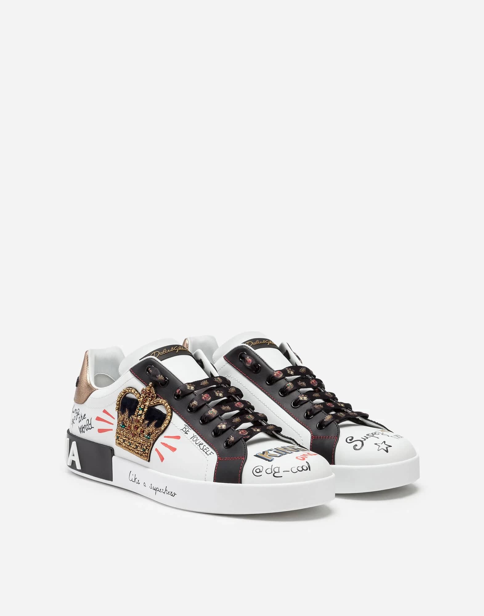 Dolce & Gabbana Portofino Sneakers With Patch