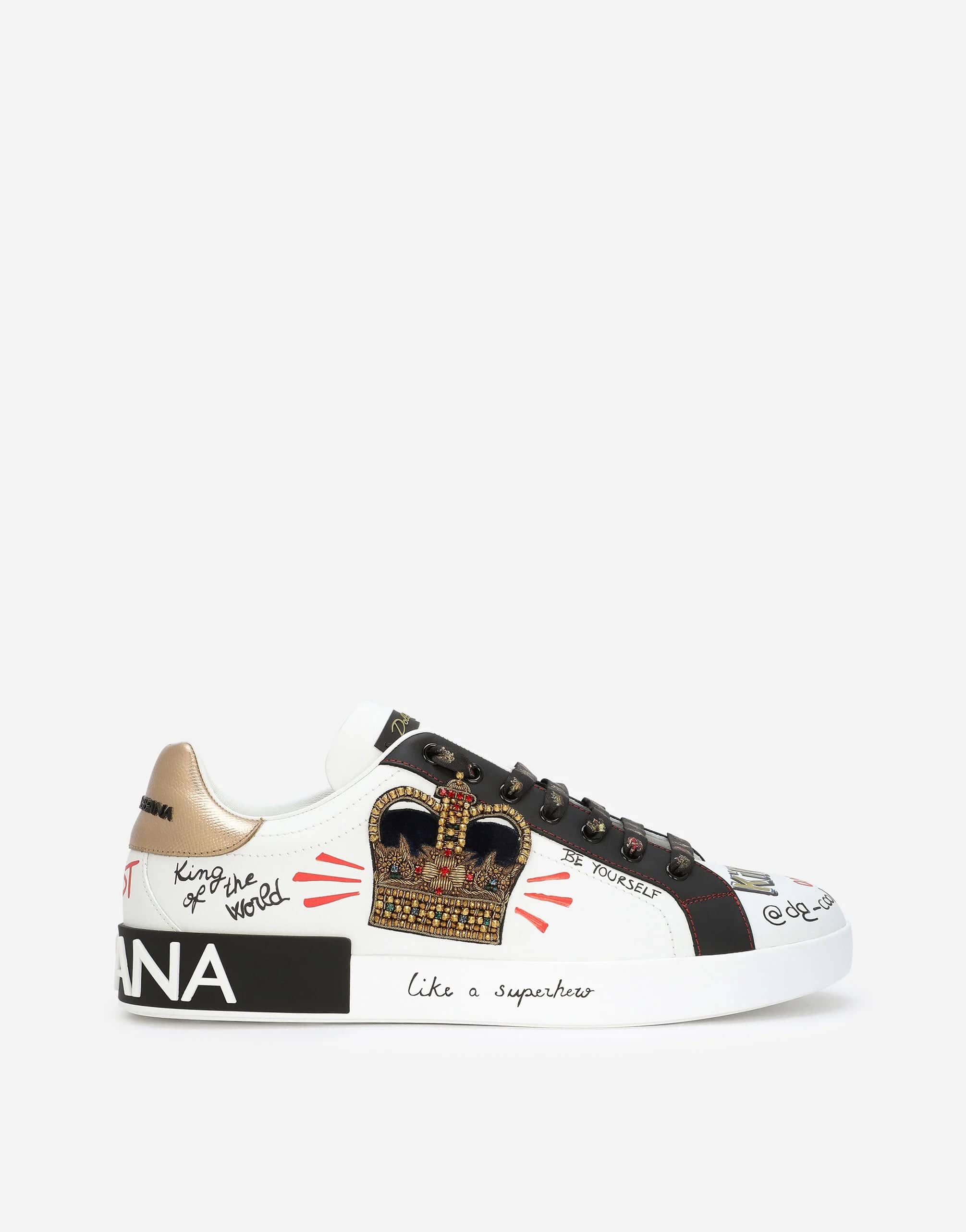 Dolce & Gabbana Portofino Sneakers With Patch