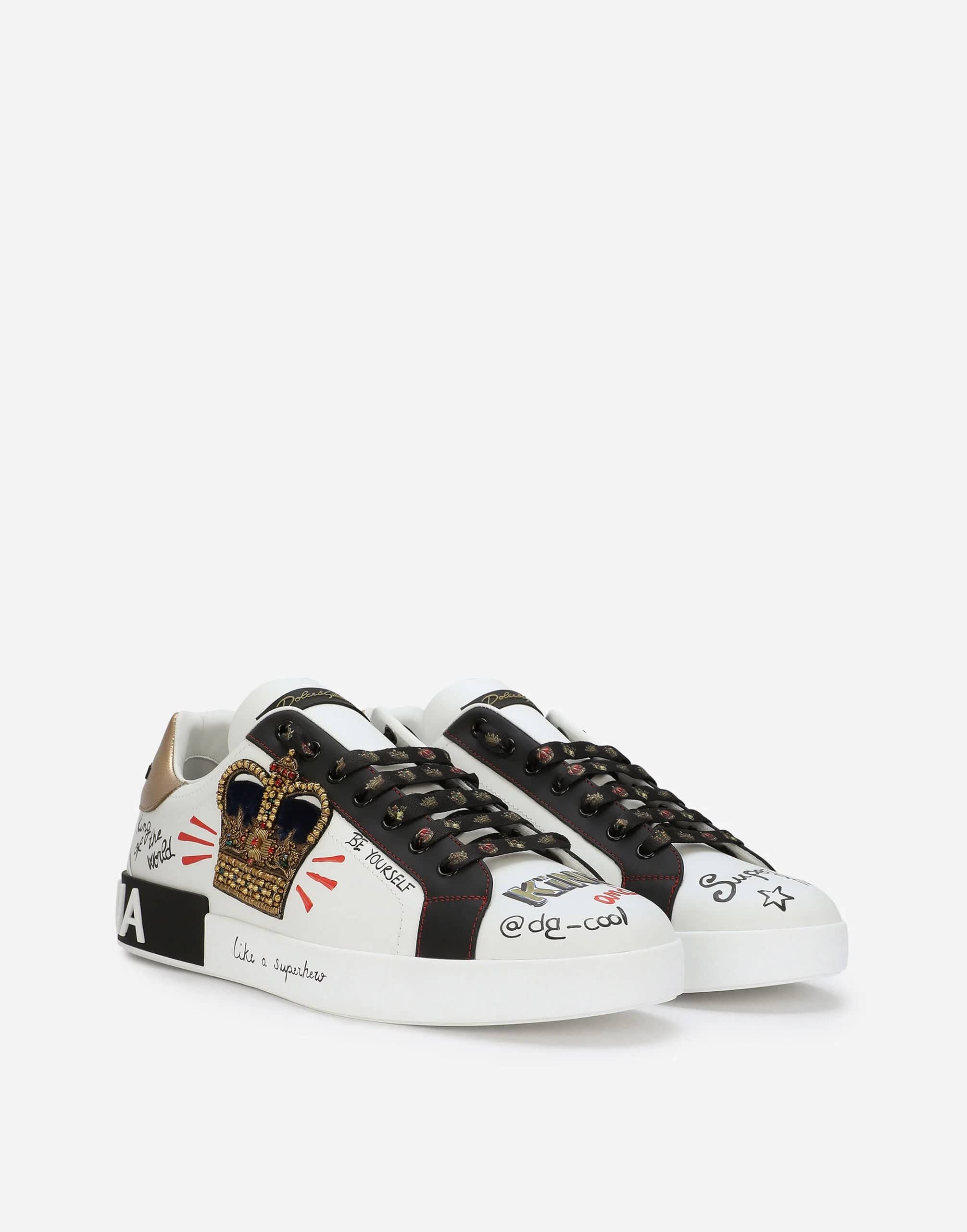 Dolce & Gabbana Portofino Sneakers With Patch