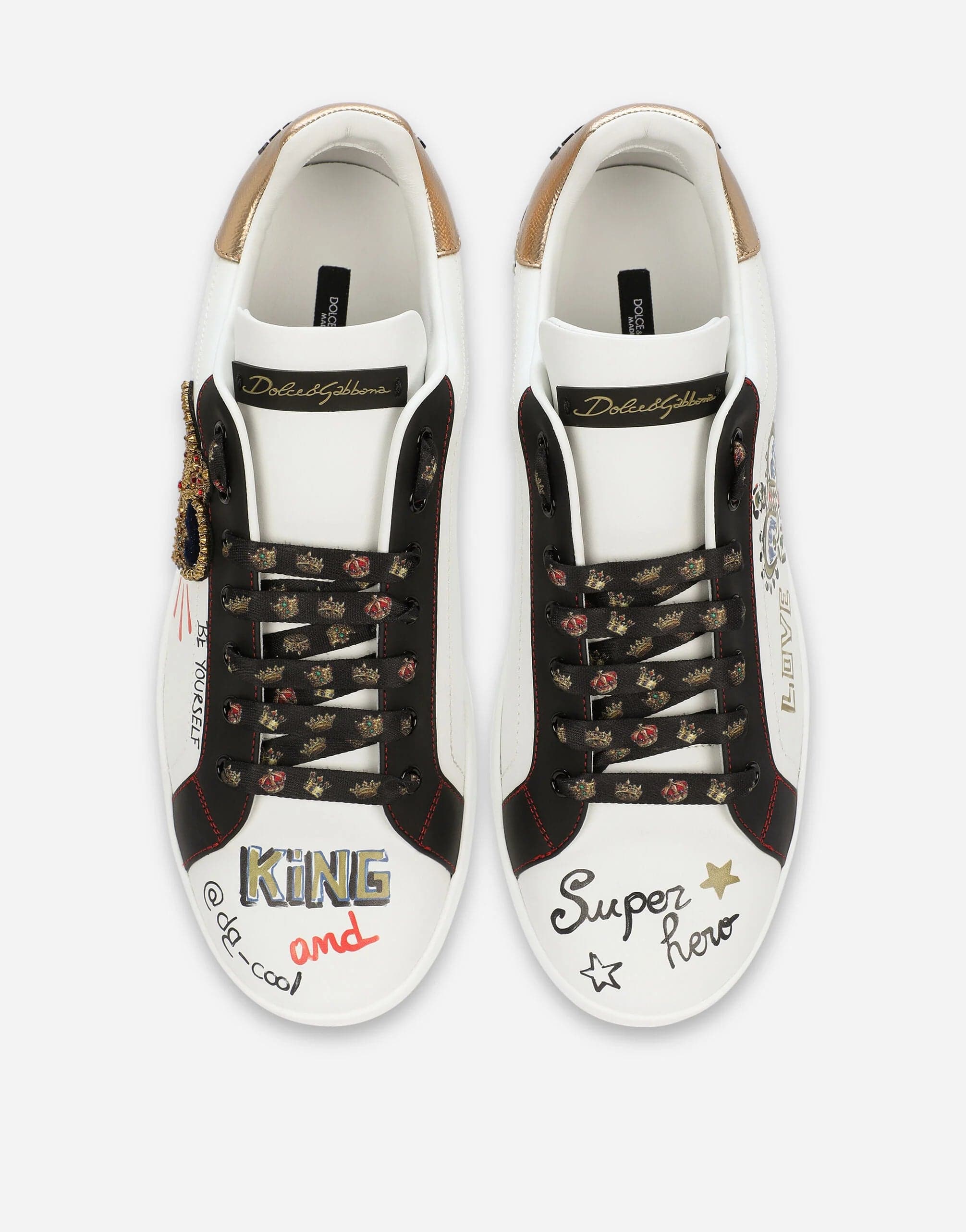 Dolce & Gabbana Portofino Sneakers With Patch