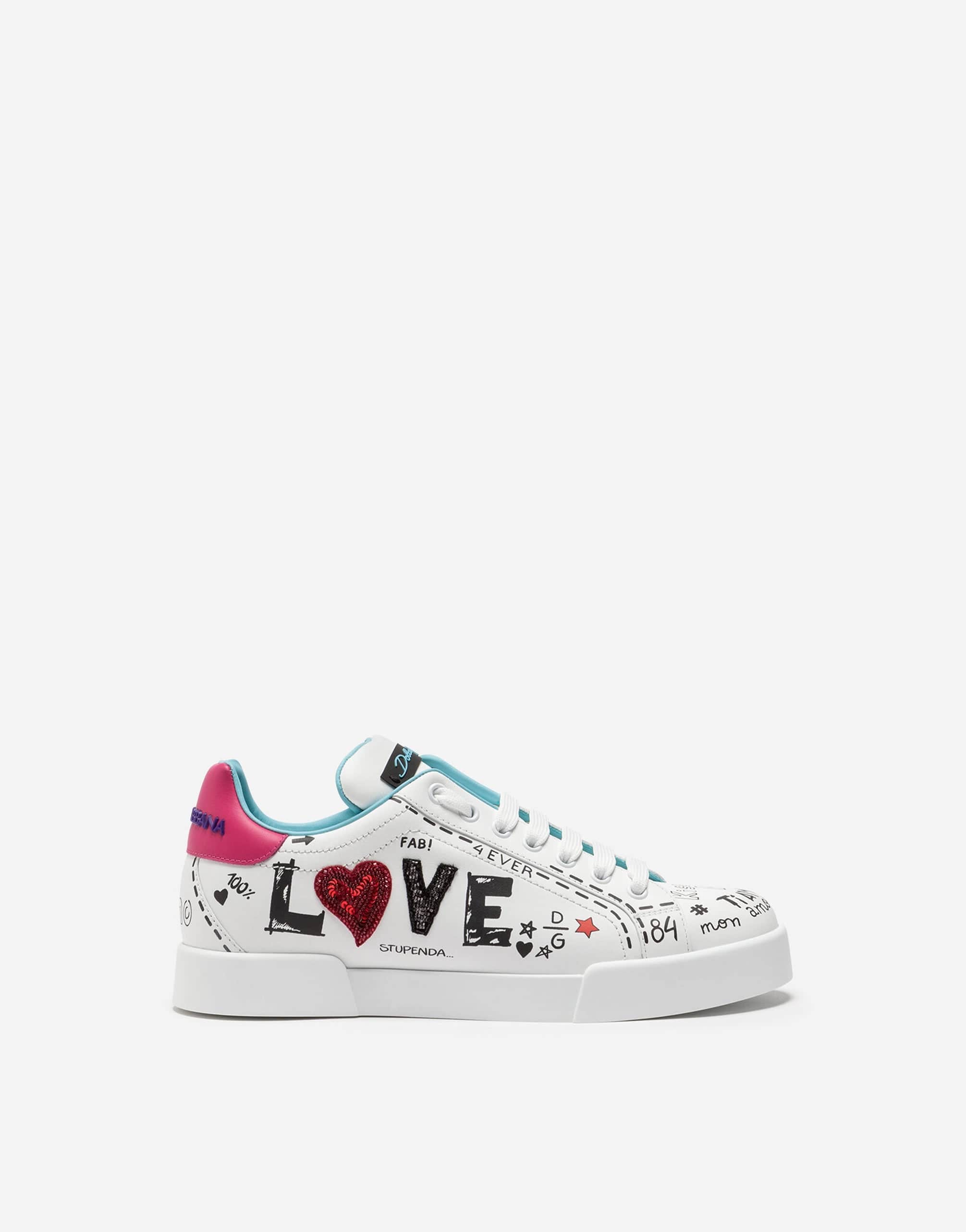 Dolce & Gabbana Portofino Sneakers With Patch