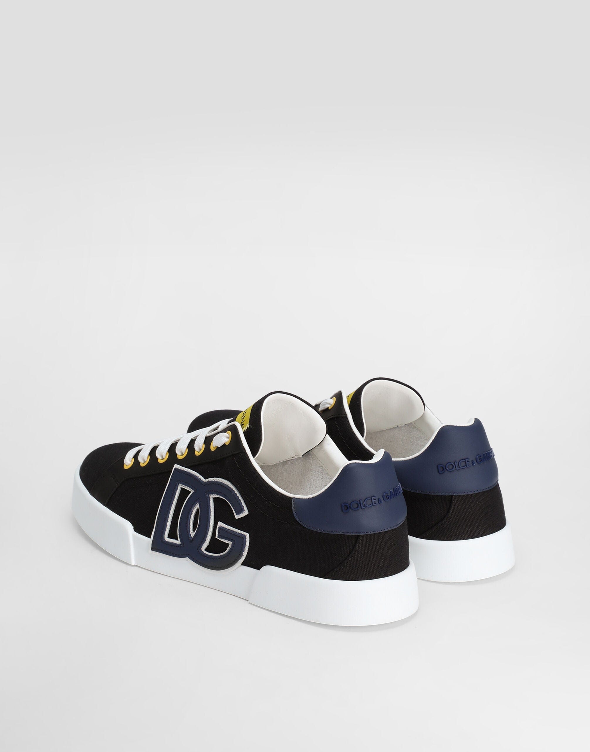 Dolce & Gabbana Portofino Strobel Canvas Sneakers