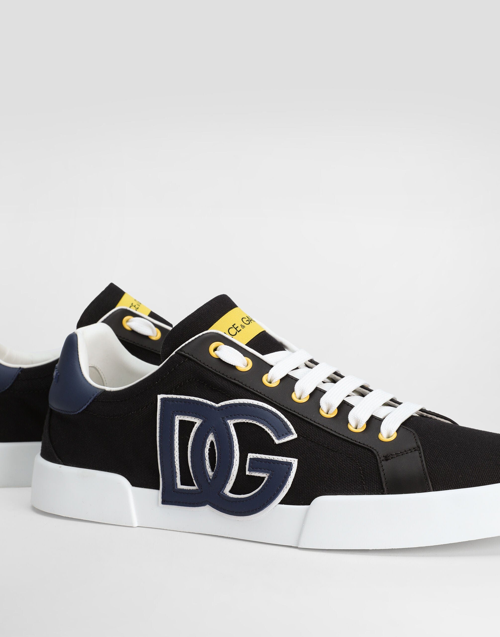 Dolce & Gabbana Portofino Strobel Canvas Sneakers