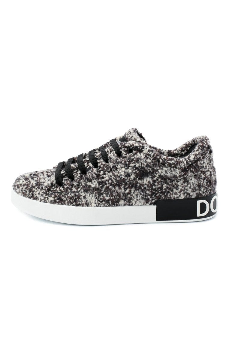 Dolce & Gabbana Portofino Wool Sneakers