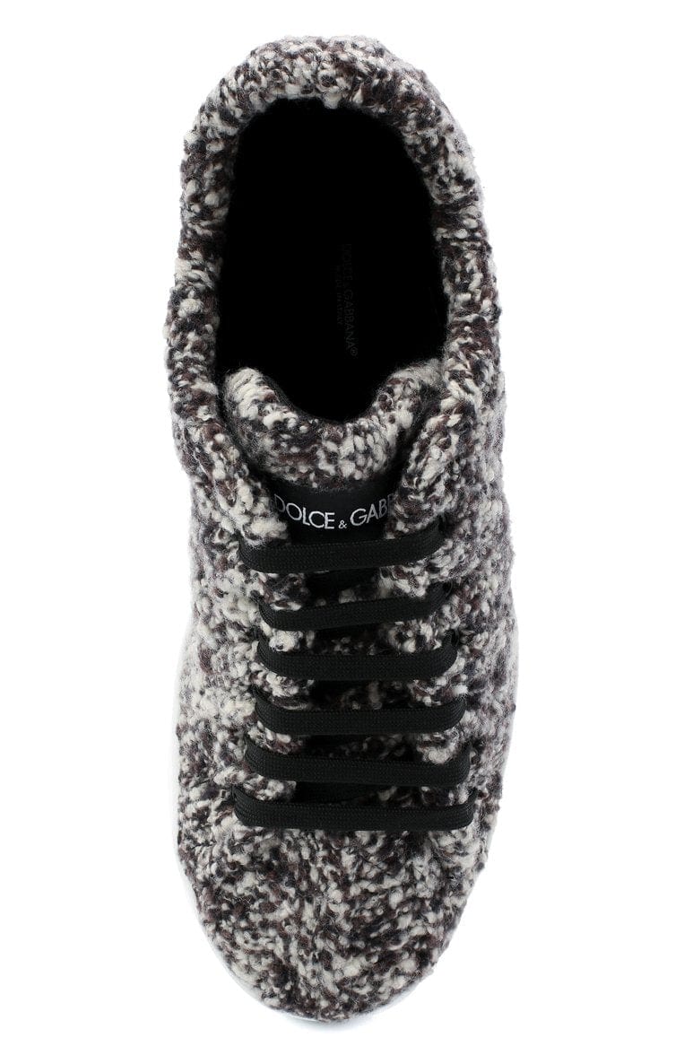 Dolce & Gabbana Portofino Wool Sneakers