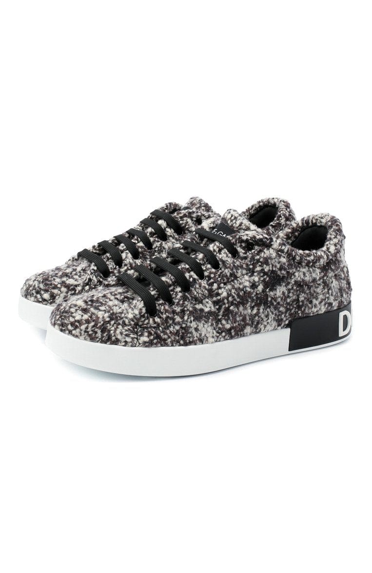 Dolce & Gabbana Portofino Wool Sneakers