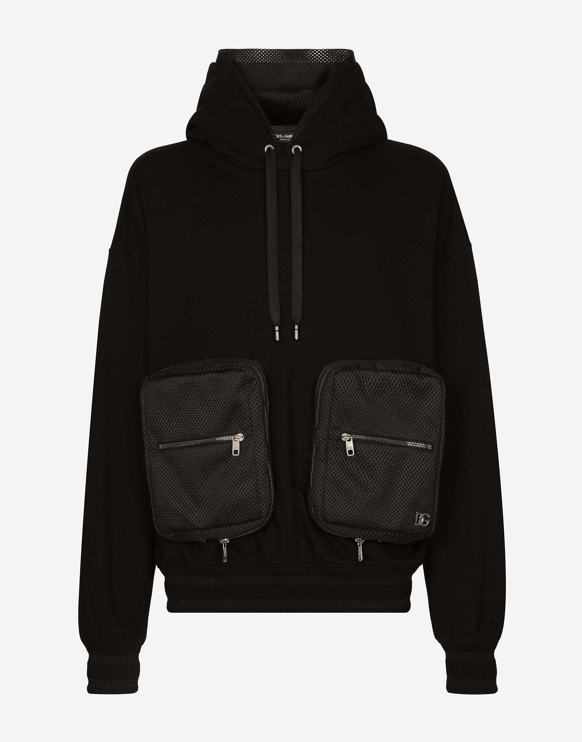 Dolce & Gabbana Pouch-Pocket Hooded Jacket