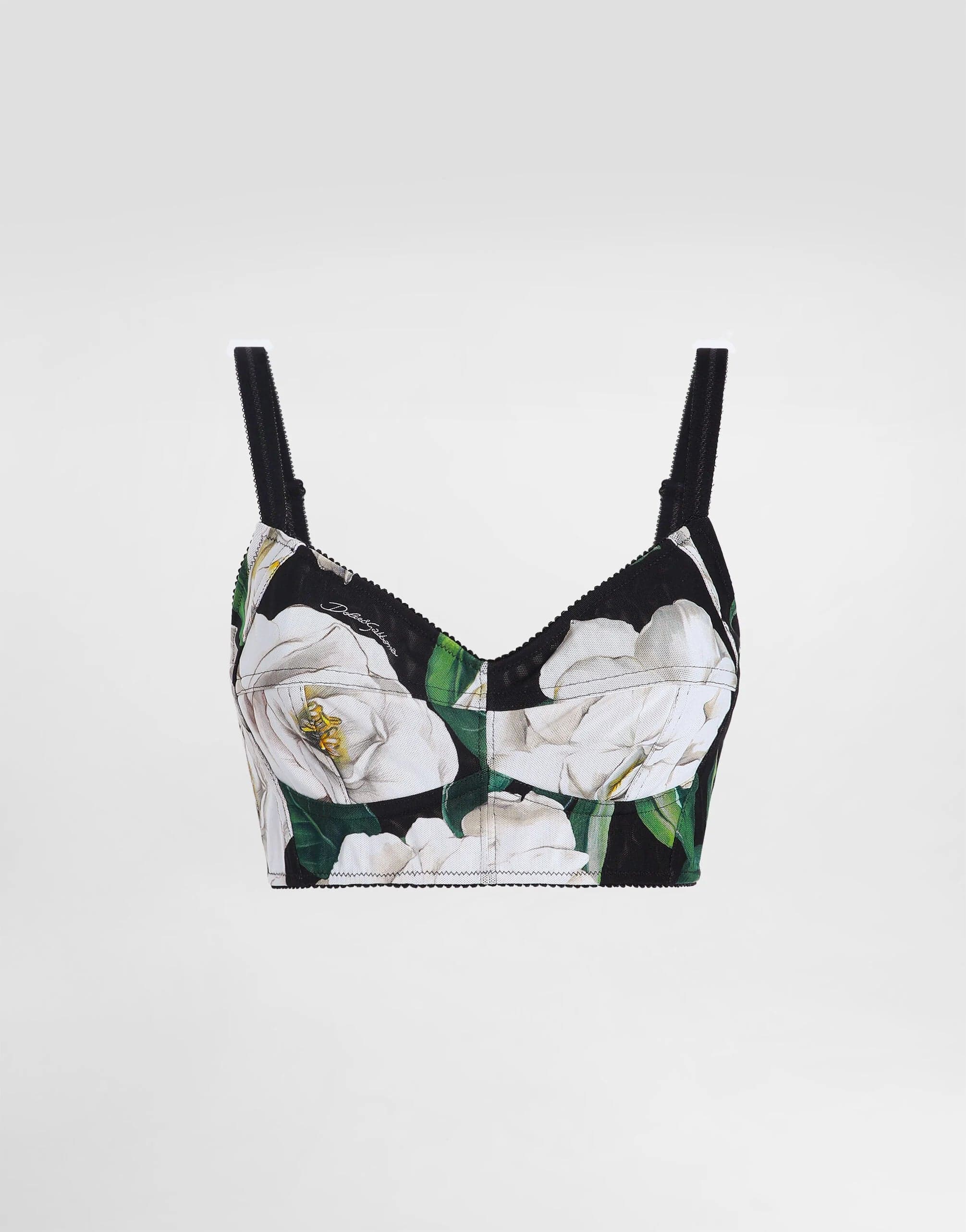 Dolce & Gabbana Printed Bustier Top