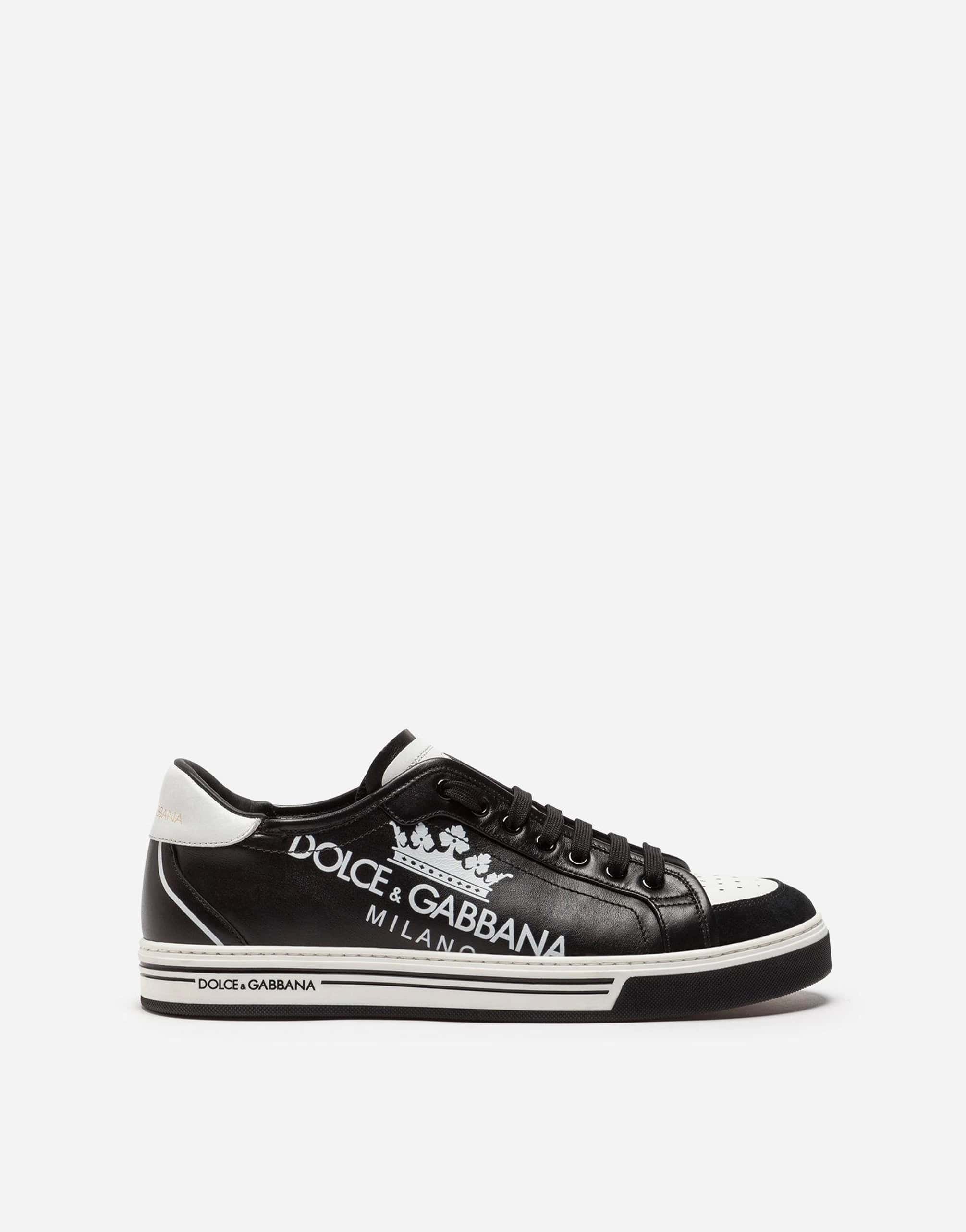 Dolce & Gabbana Printed Calfskin Roma Sneakers