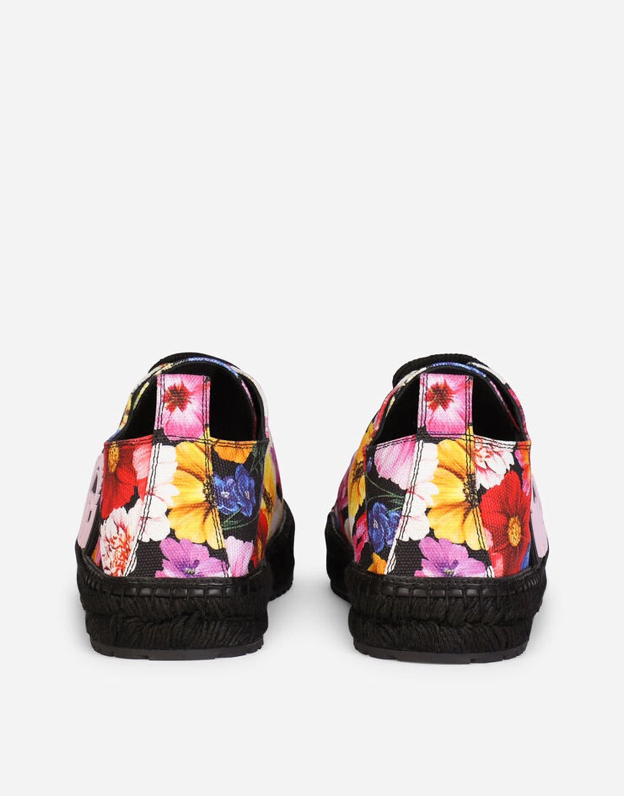 Dolce & Gabbana Printed Canvas Espadrilles