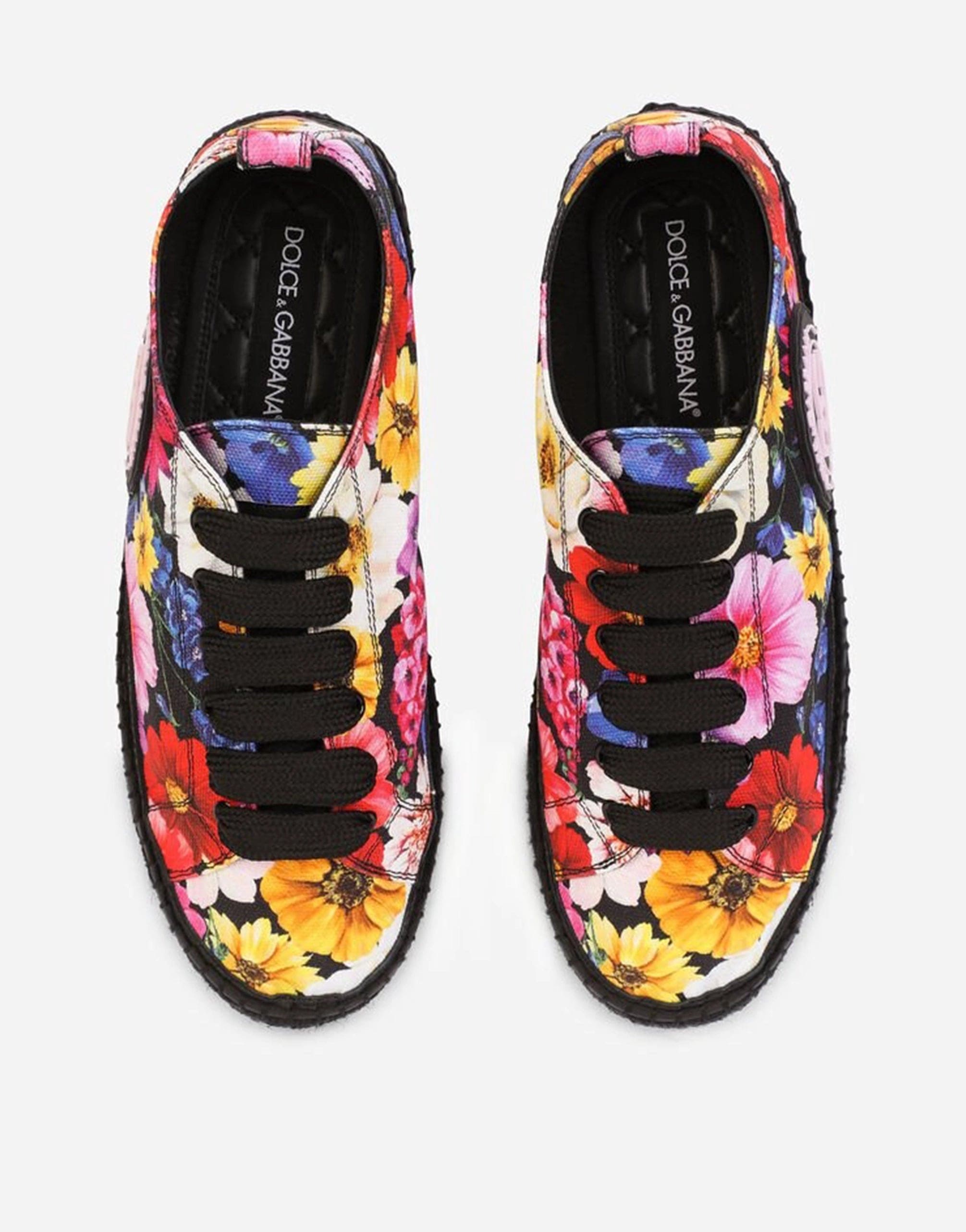 Dolce & Gabbana Printed Canvas Espadrilles