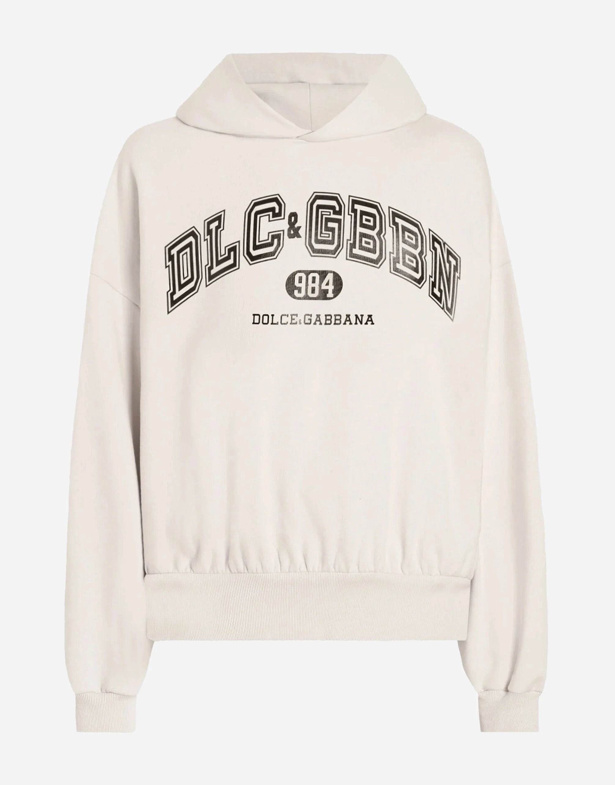 Dolce & Gabbana Printed Jersey Cotton Hoodie