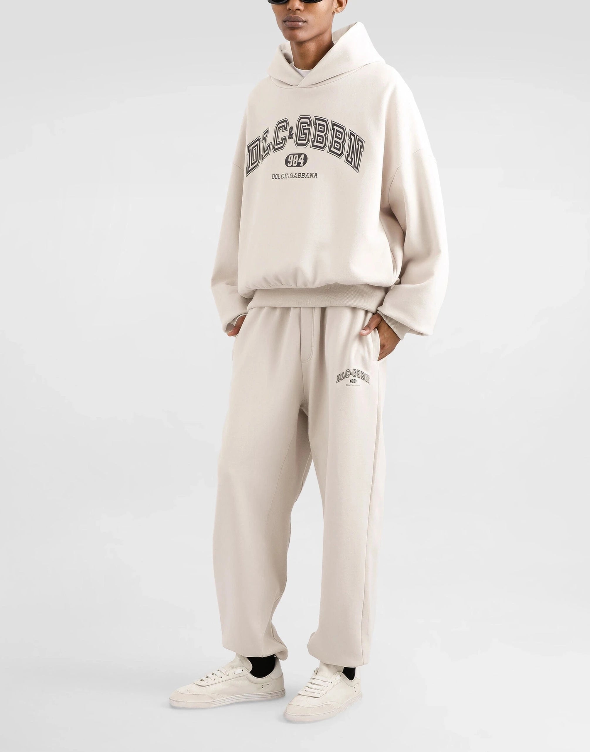 【DOLCE&GABBANA】ロゴ プリント ジャージー フーディ Dolce & Gabbana プリントジャージーコットンフーディ