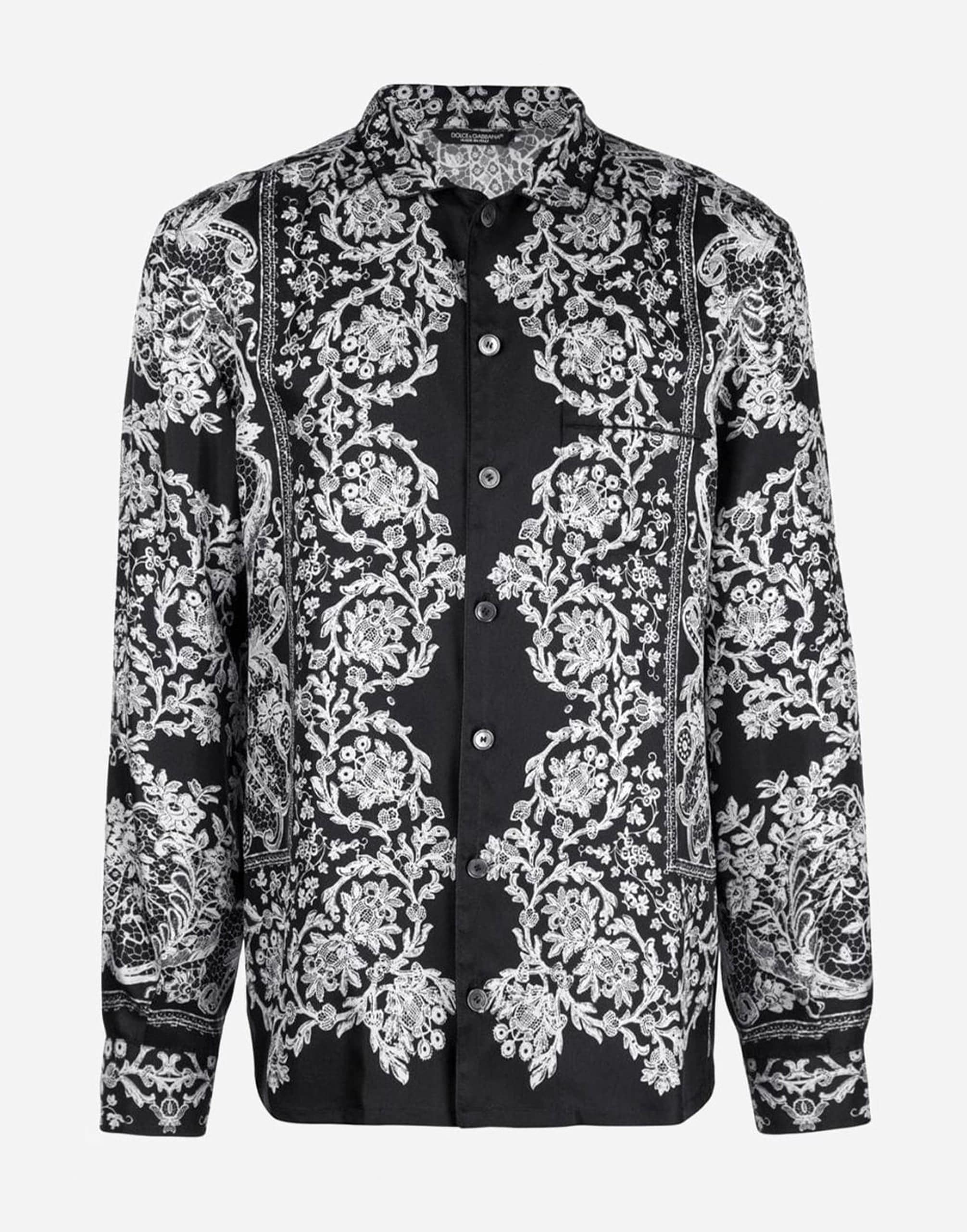 Dolce & Gabbana Printed Pyjama Shirt