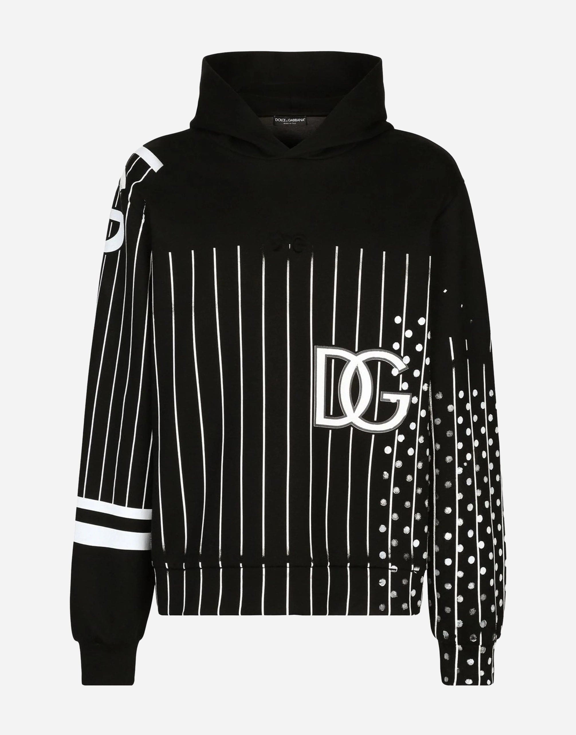 Dolce & Gabbana Printed Technical Jersey Hoodie