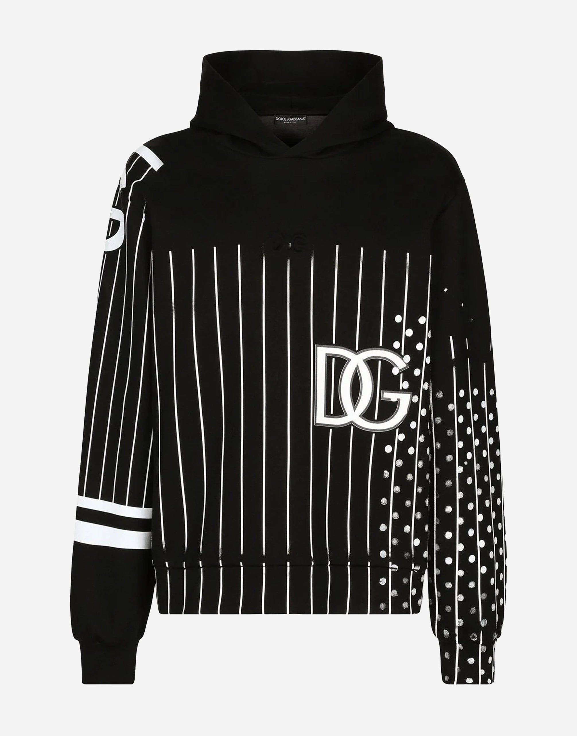 Dolce & Gabbana Printed Technical Jersey Hoodie