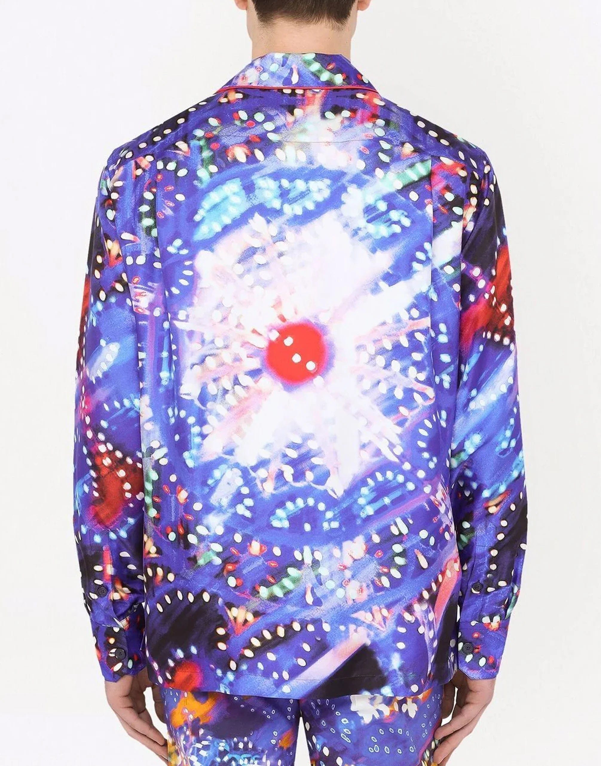 Dolce & Gabbana Psychedelic Print Pyjama Shirt