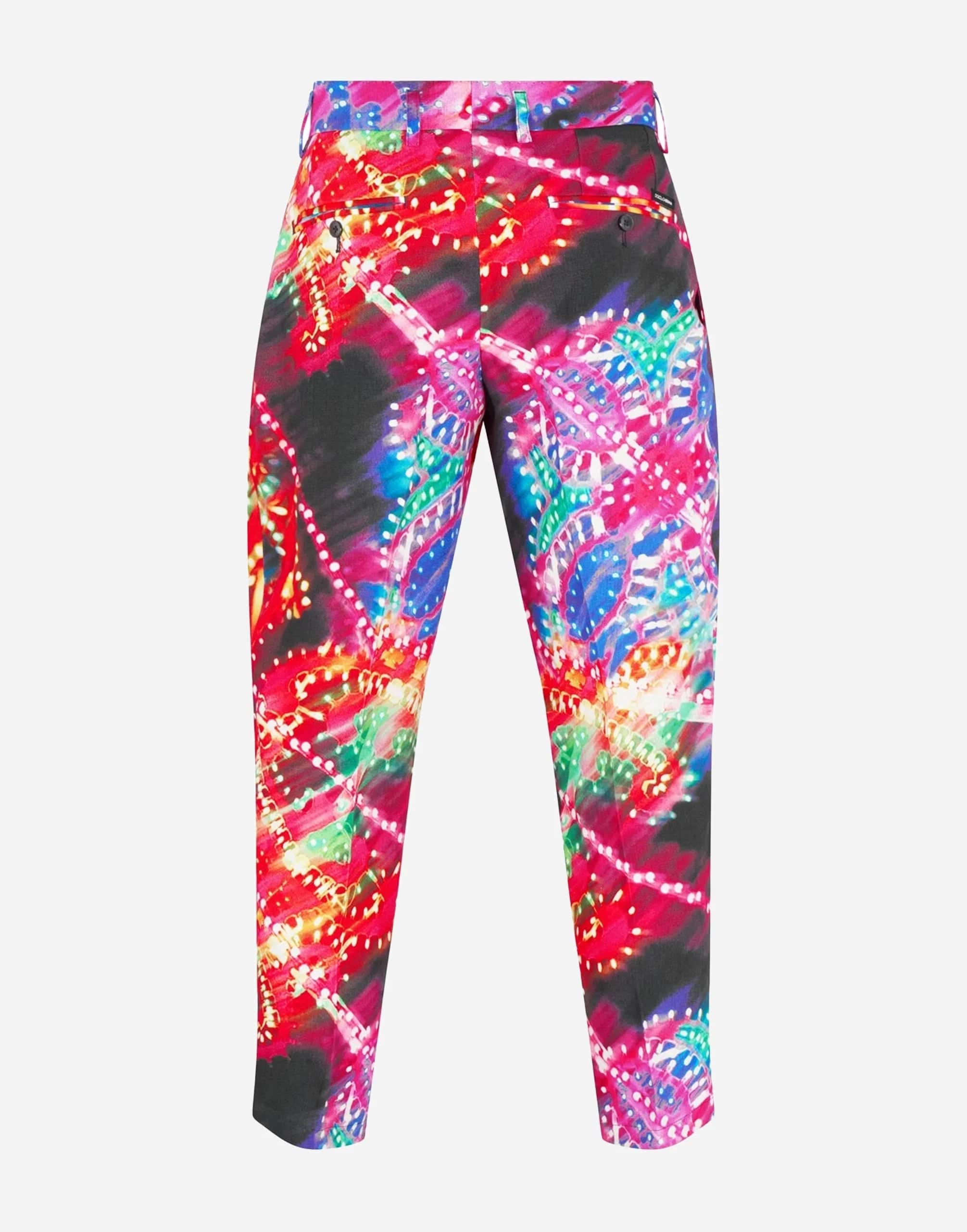 Psychedelic Printed Chinos