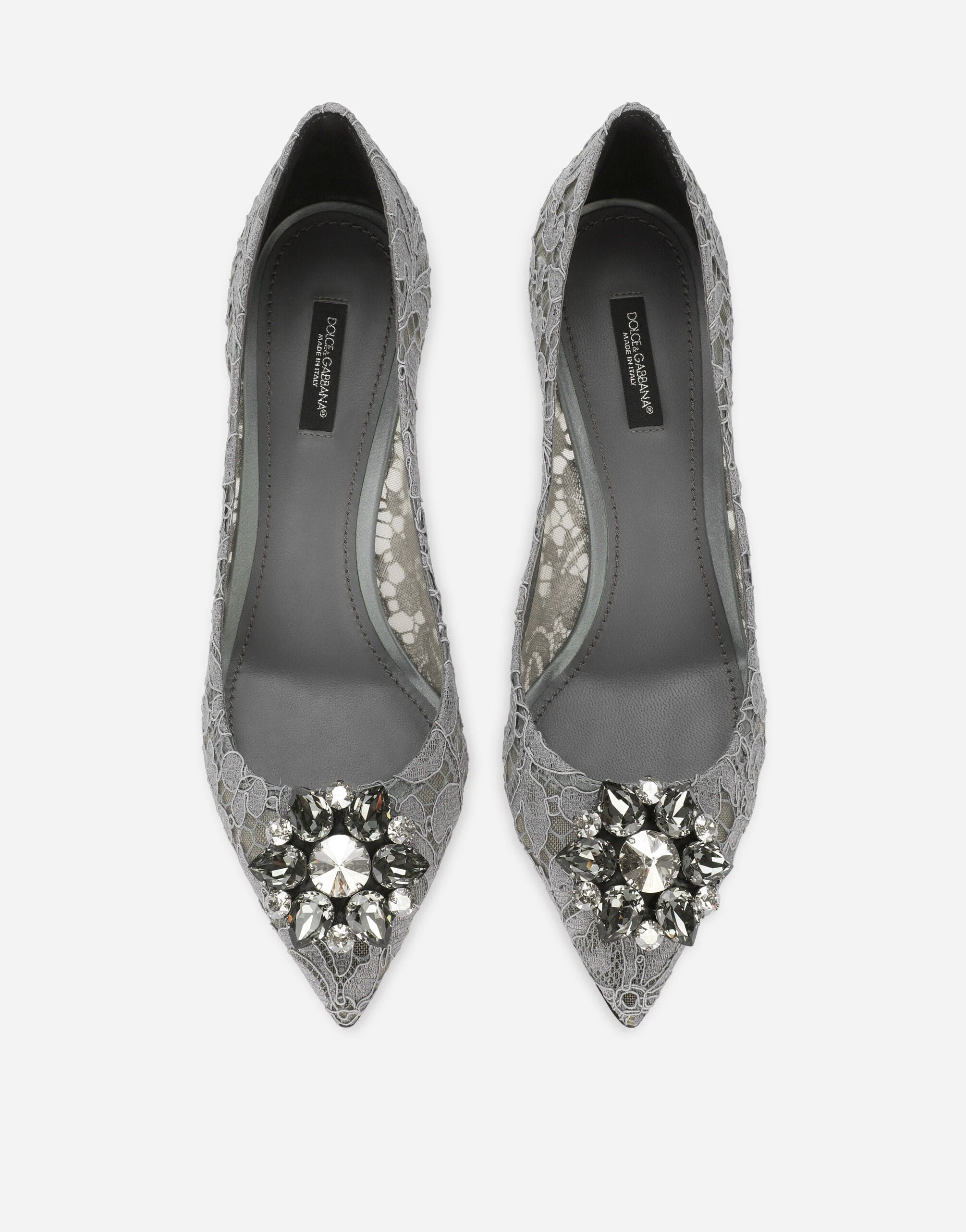 Dolce & Gabbana Pump in Taormina Lace With Crystals