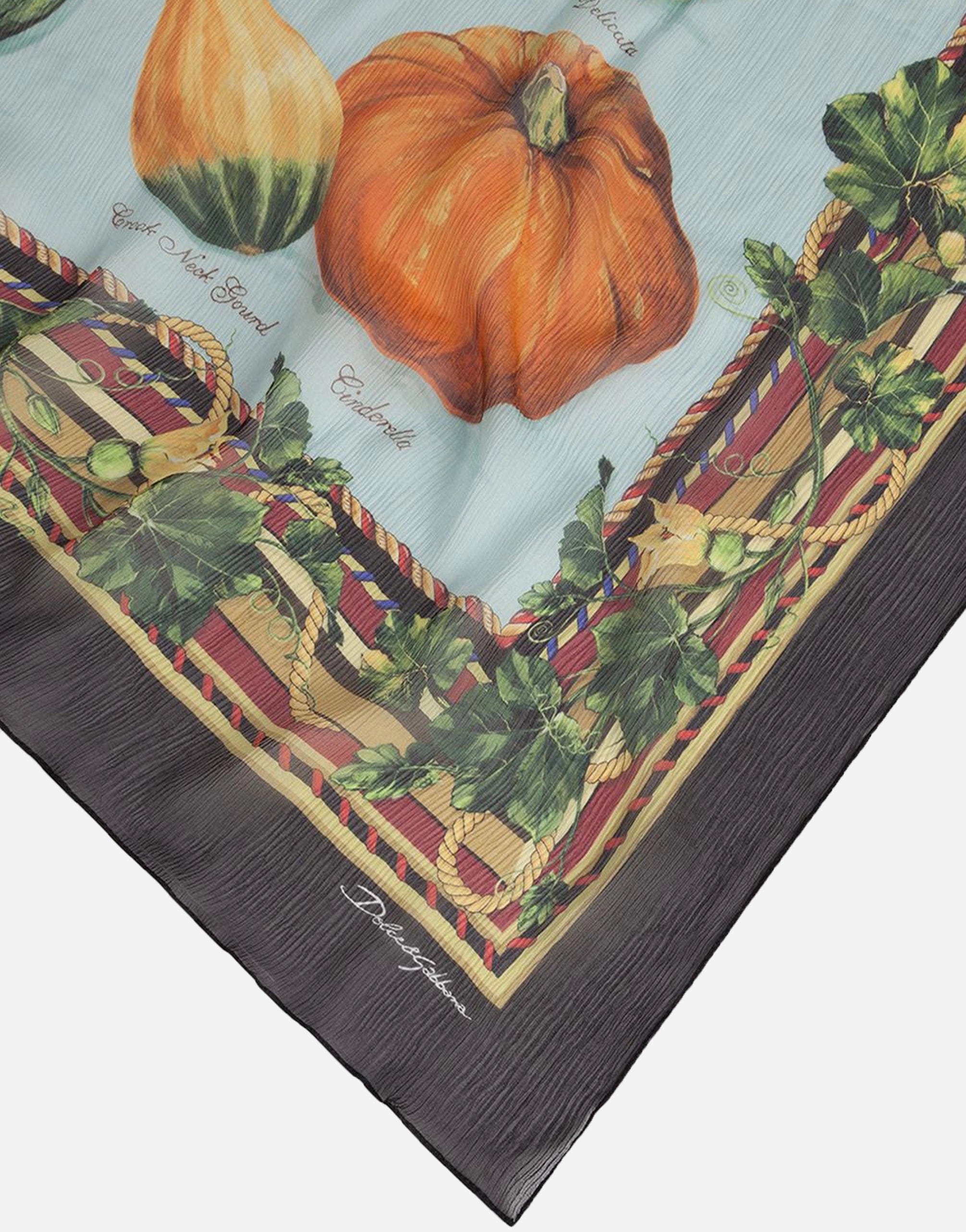 Dolce & Gabbana pumpkin print scarf