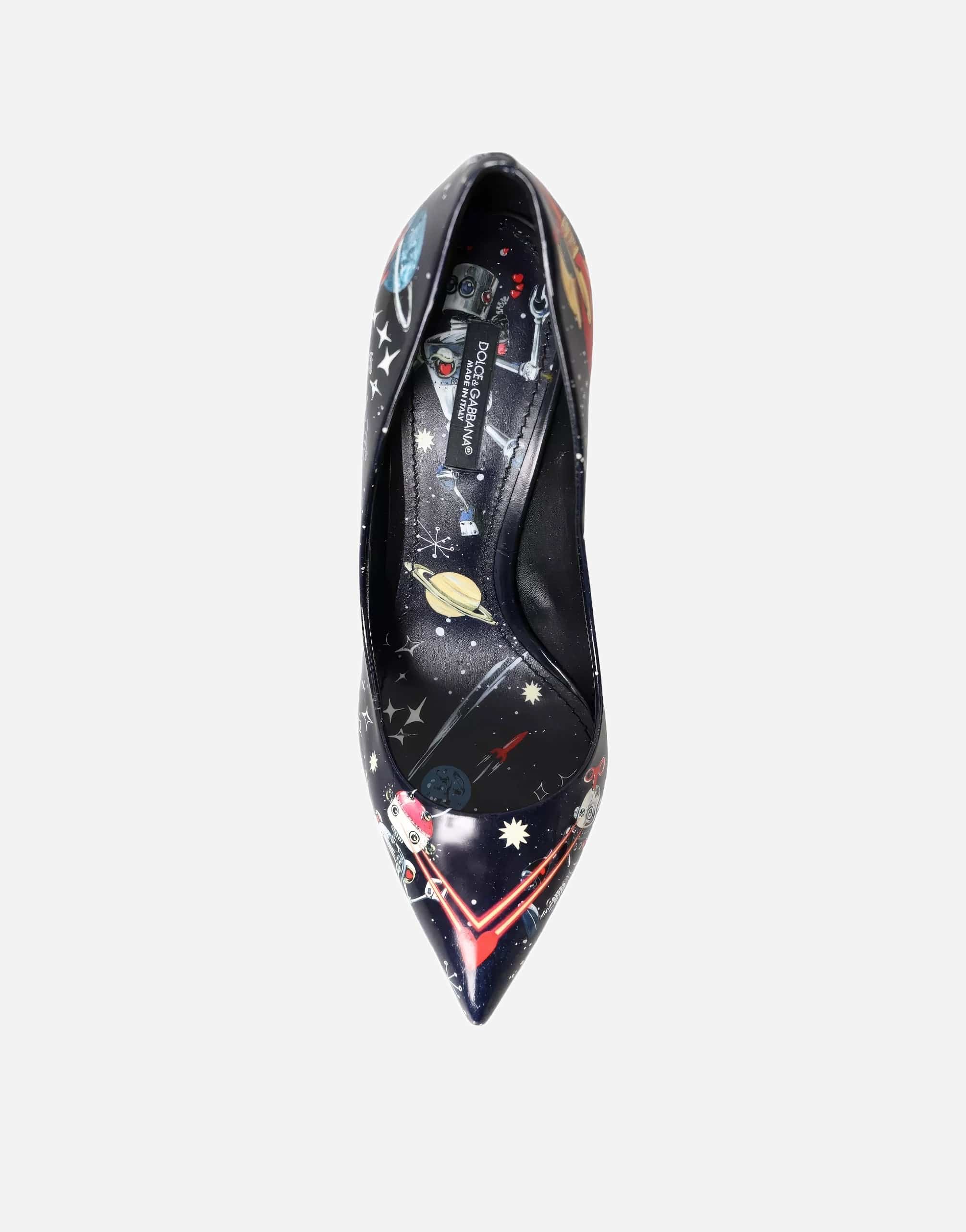 Dolce & Gabbana Pumps With Space And Robot Print