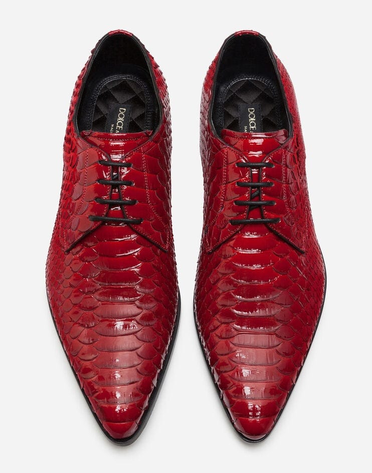 Dolce & Gabbana Python Derby Shoes