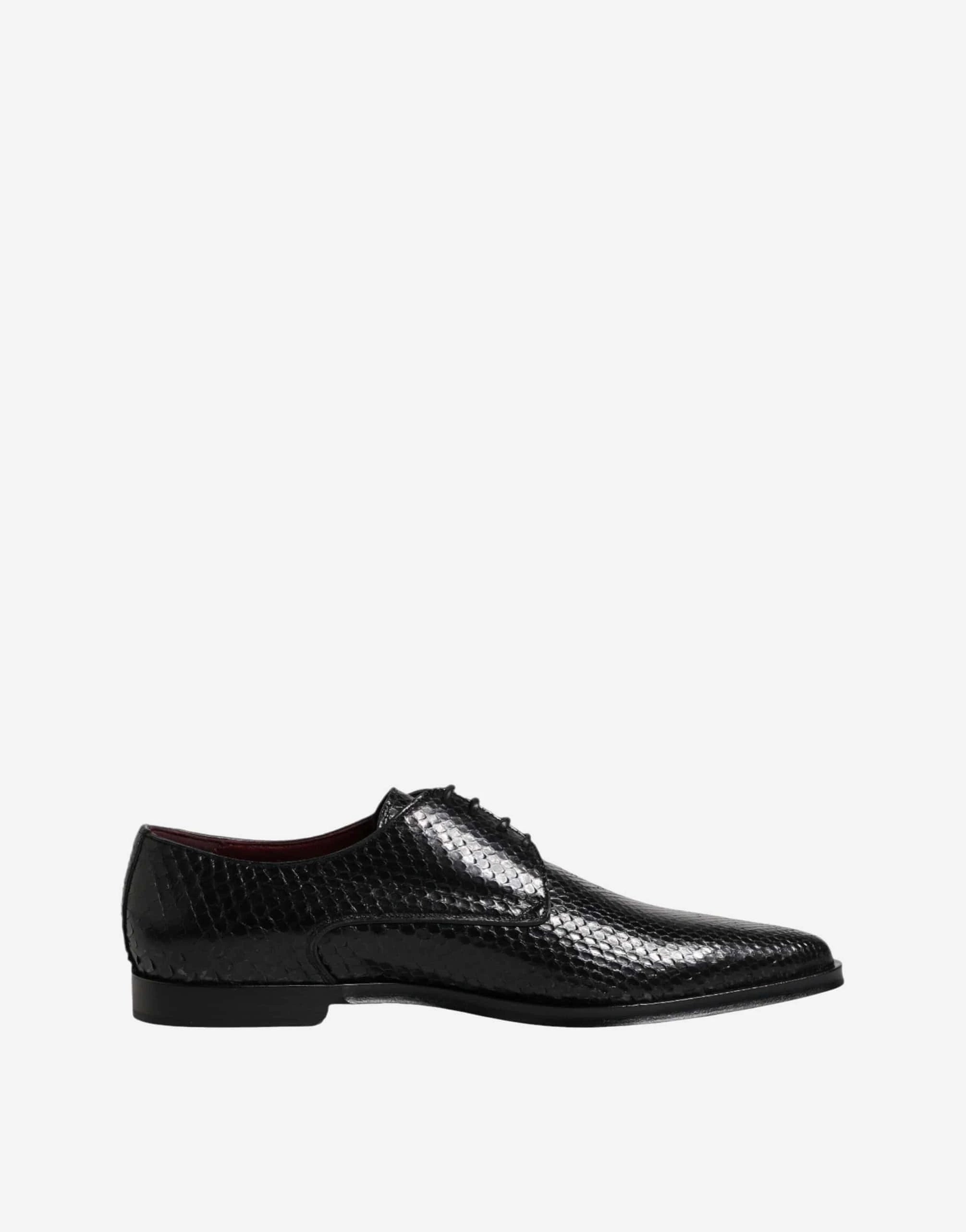 Dolce & Gabbana Python-Leather Derby Shoes